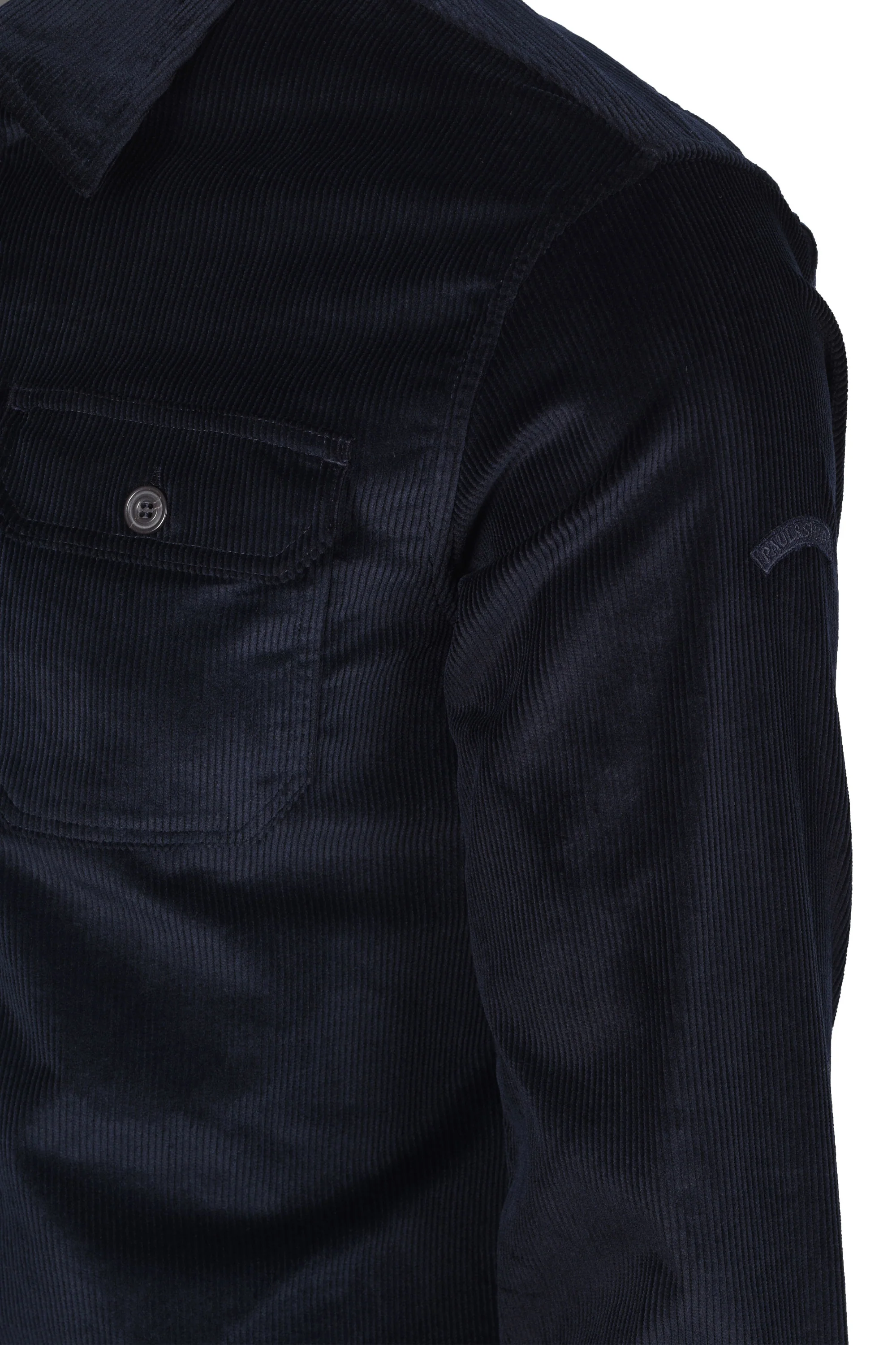Paul & Shark Corduroy Overshirt Navy - Image 3
