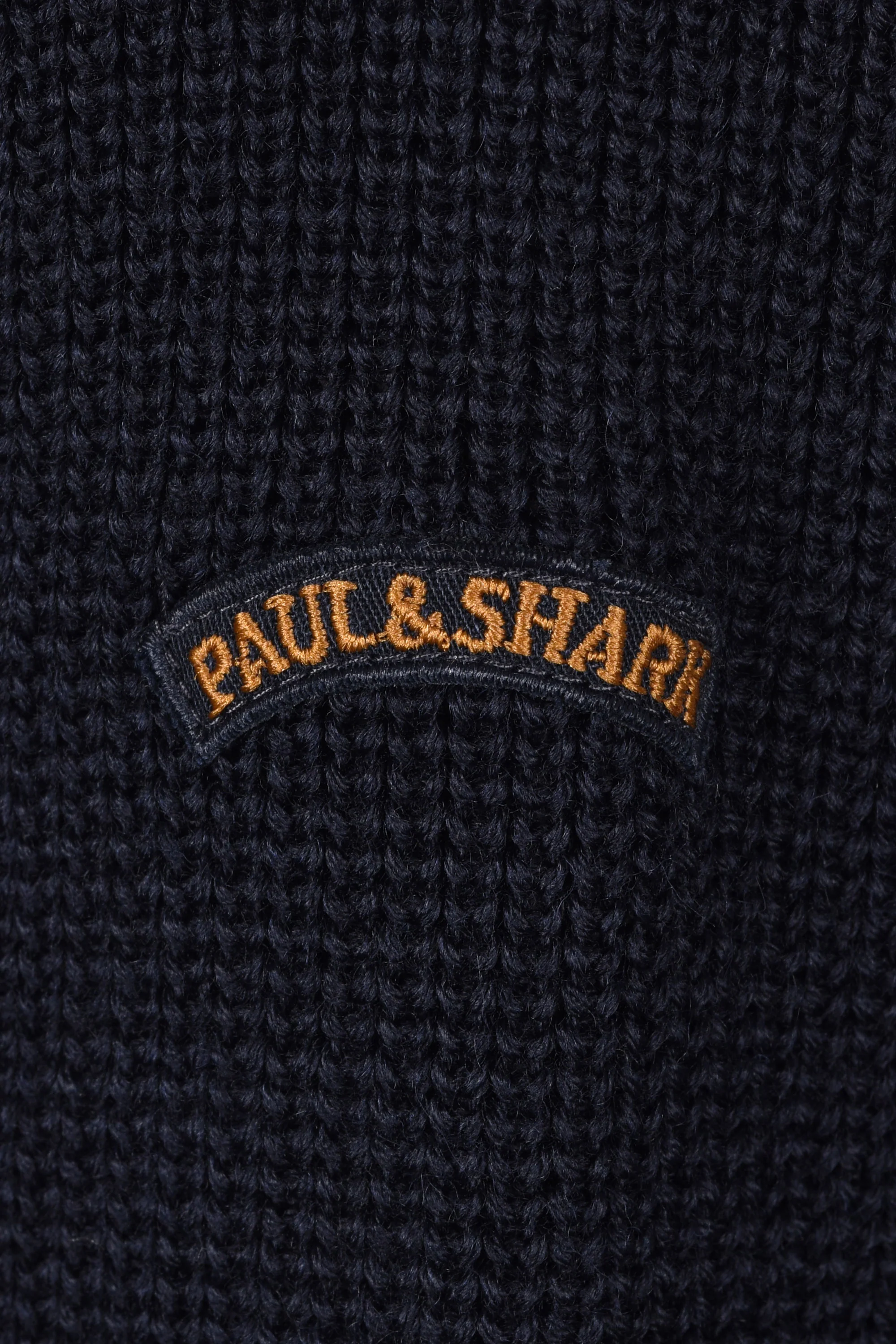 Paul & Shark Half Zip Knitwear Navy - Image 4