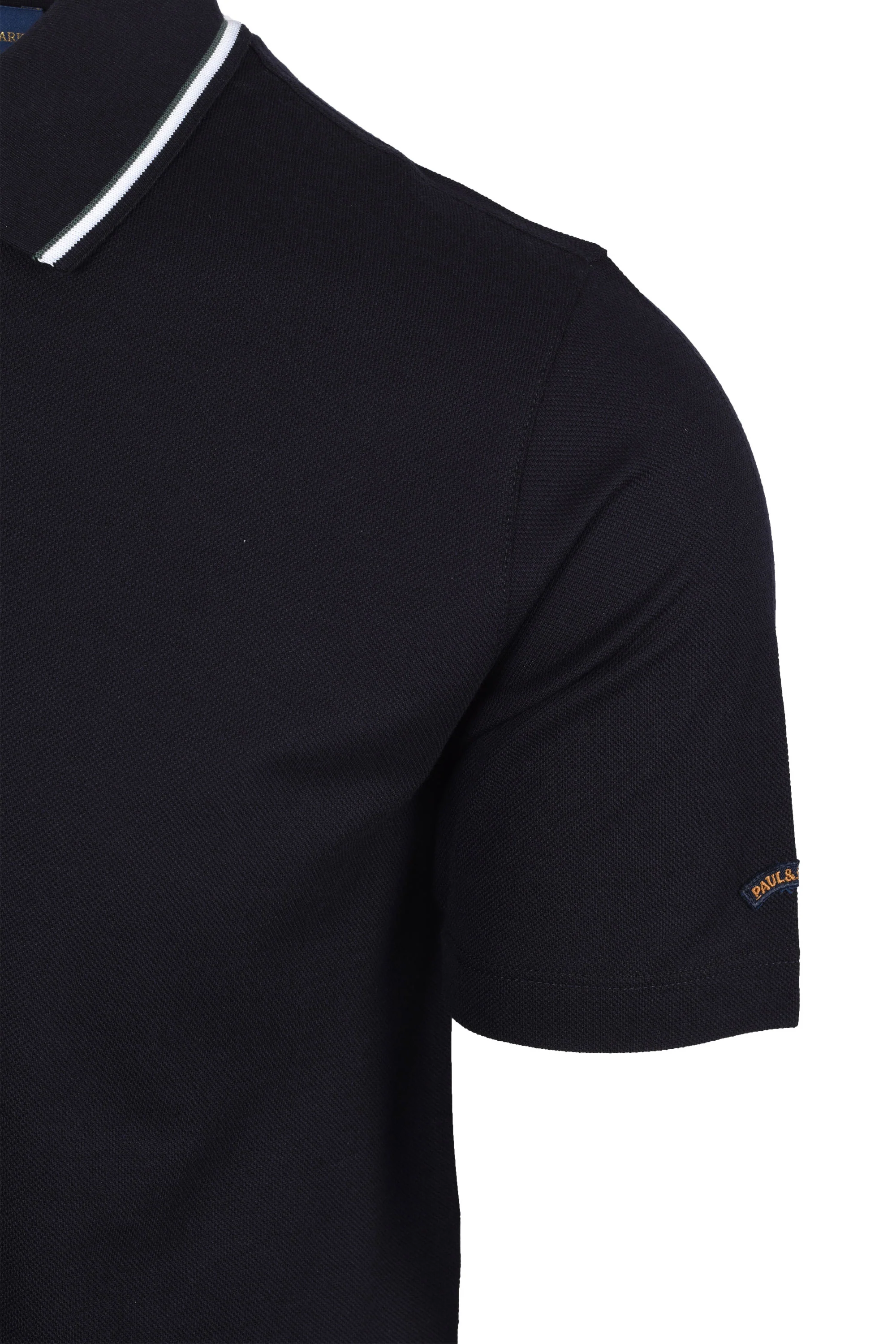 Paul & Shark Tipped Polo Shirt Navy - Image 3