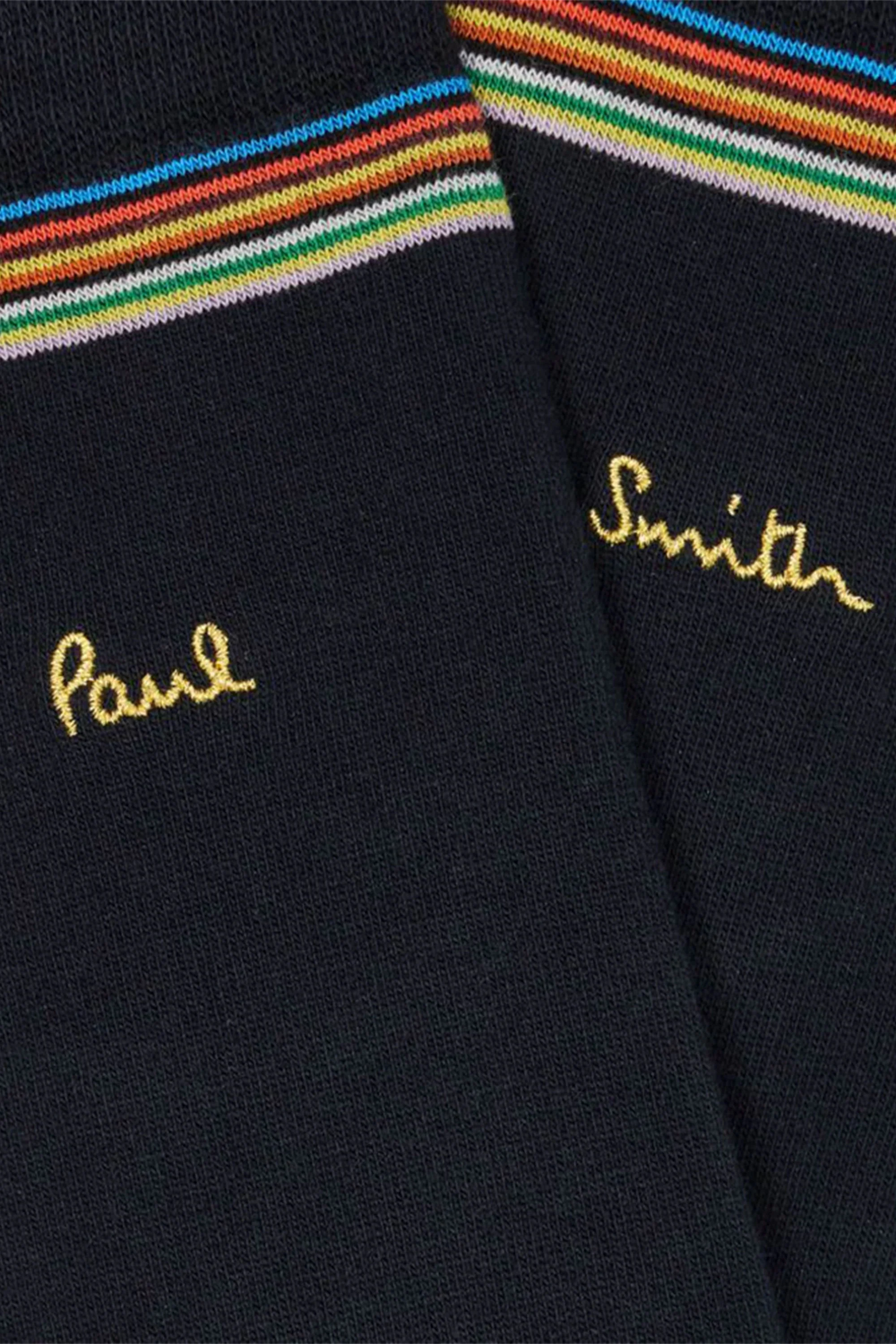 PAUL SMITH 3 PACK GOLD SIGNATURE SOCK MULTI STRIPE - Image 3