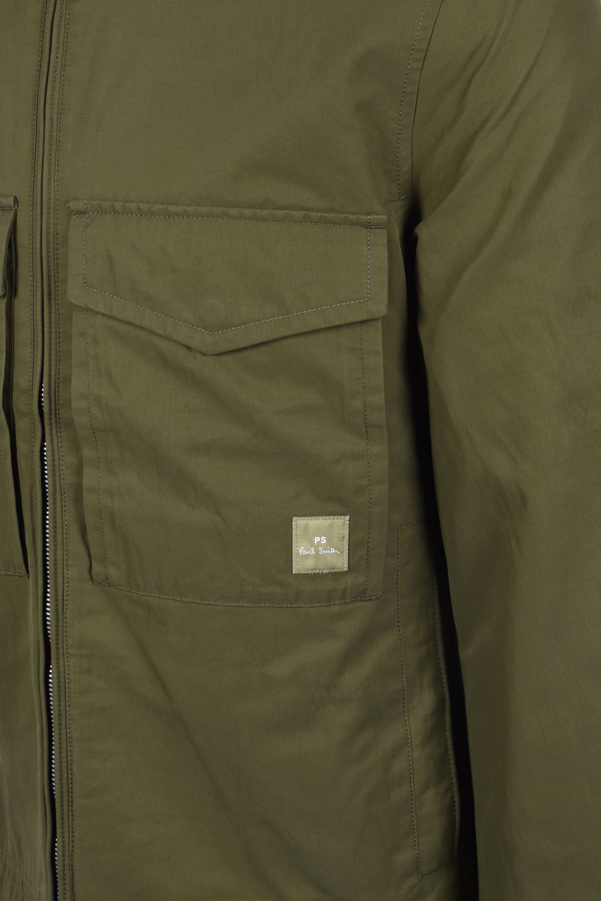 Paul Smith Four Pocket Jacket Olive - Image 6
