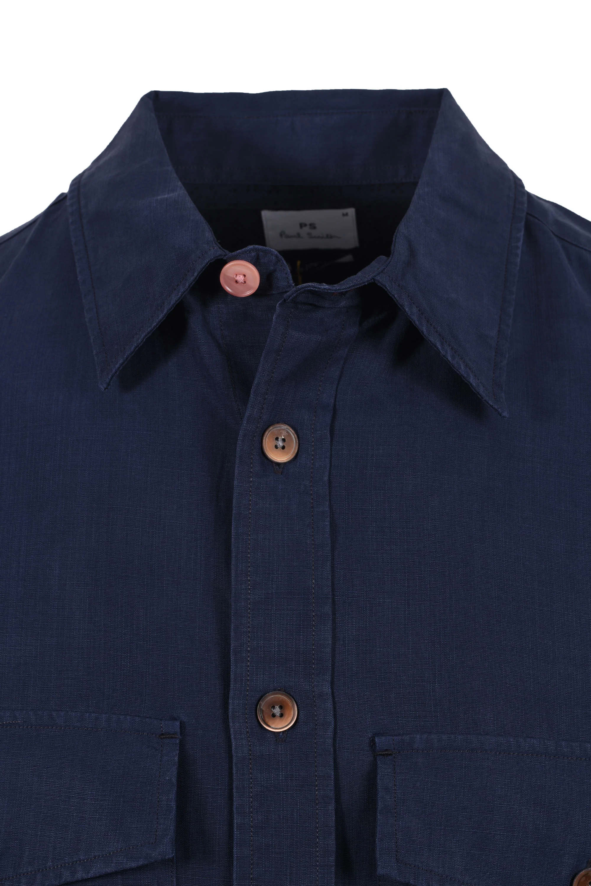 PAUL SMITH CASUAL FIT LS SHIRT NAVY - Image 2
