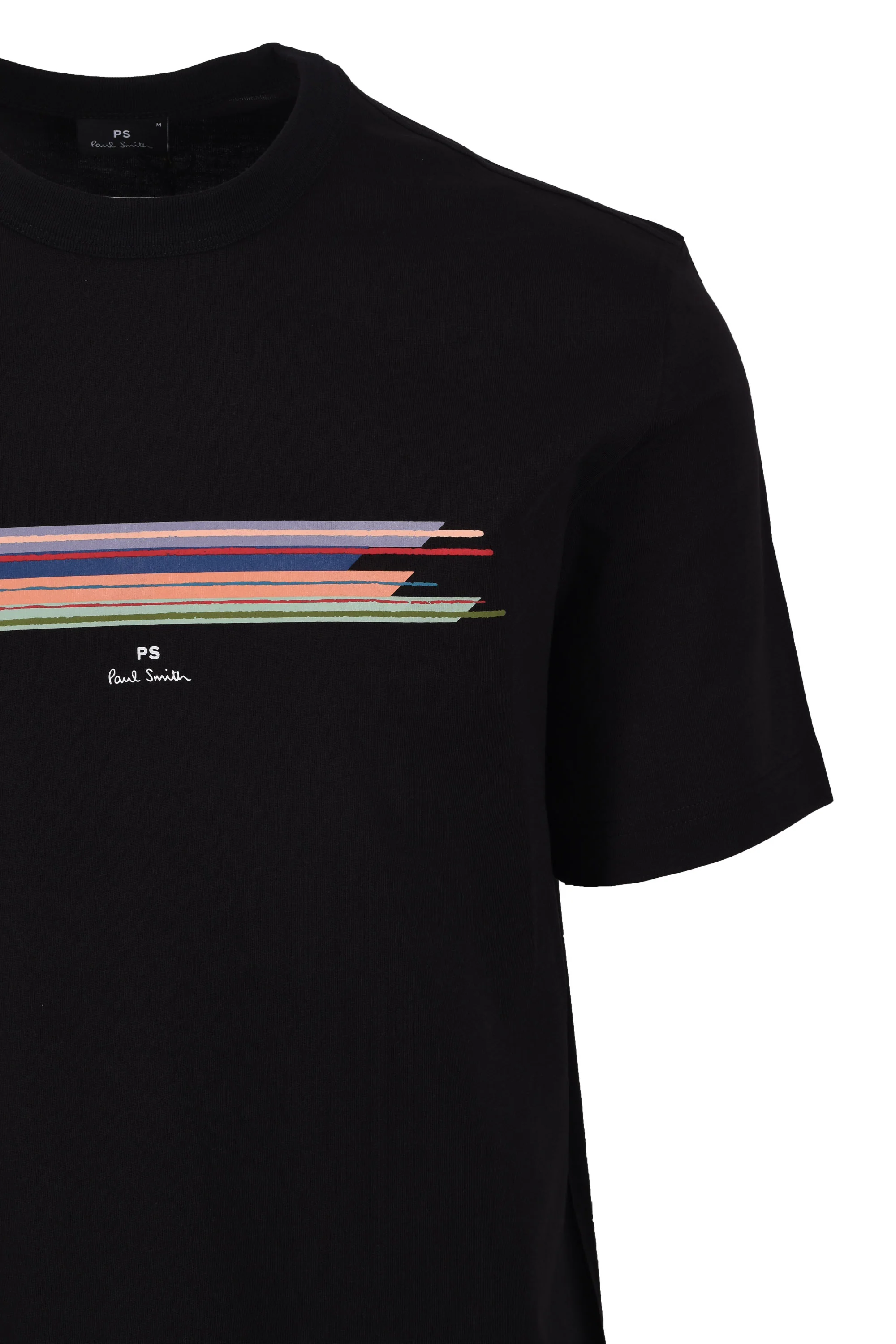 PAUL SMITH CASUAL FIT STRIPE T-SHIRT BLACK - Image 2