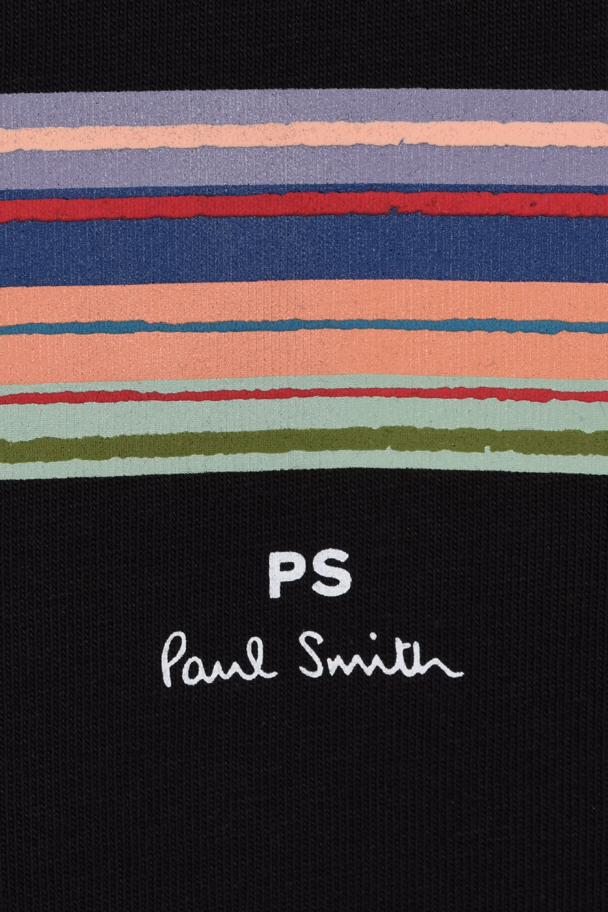 PAUL SMITH CASUAL FIT STRIPE T-SHIRT BLACK - Image 3