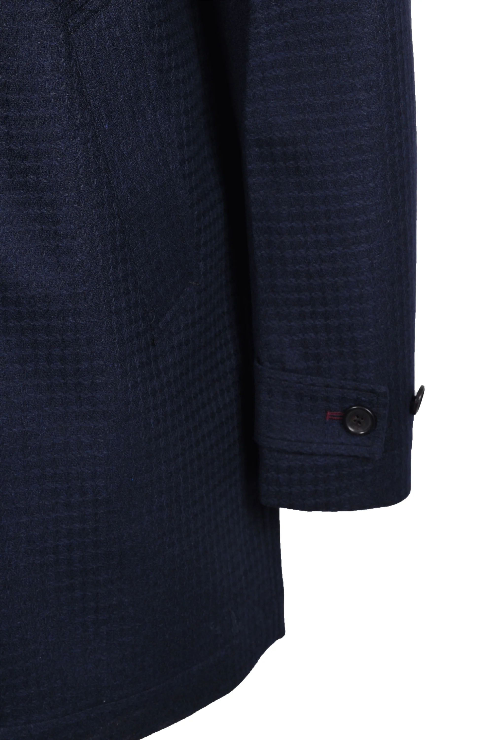 Paul Smith Check Coat Dark Navy - Image 3