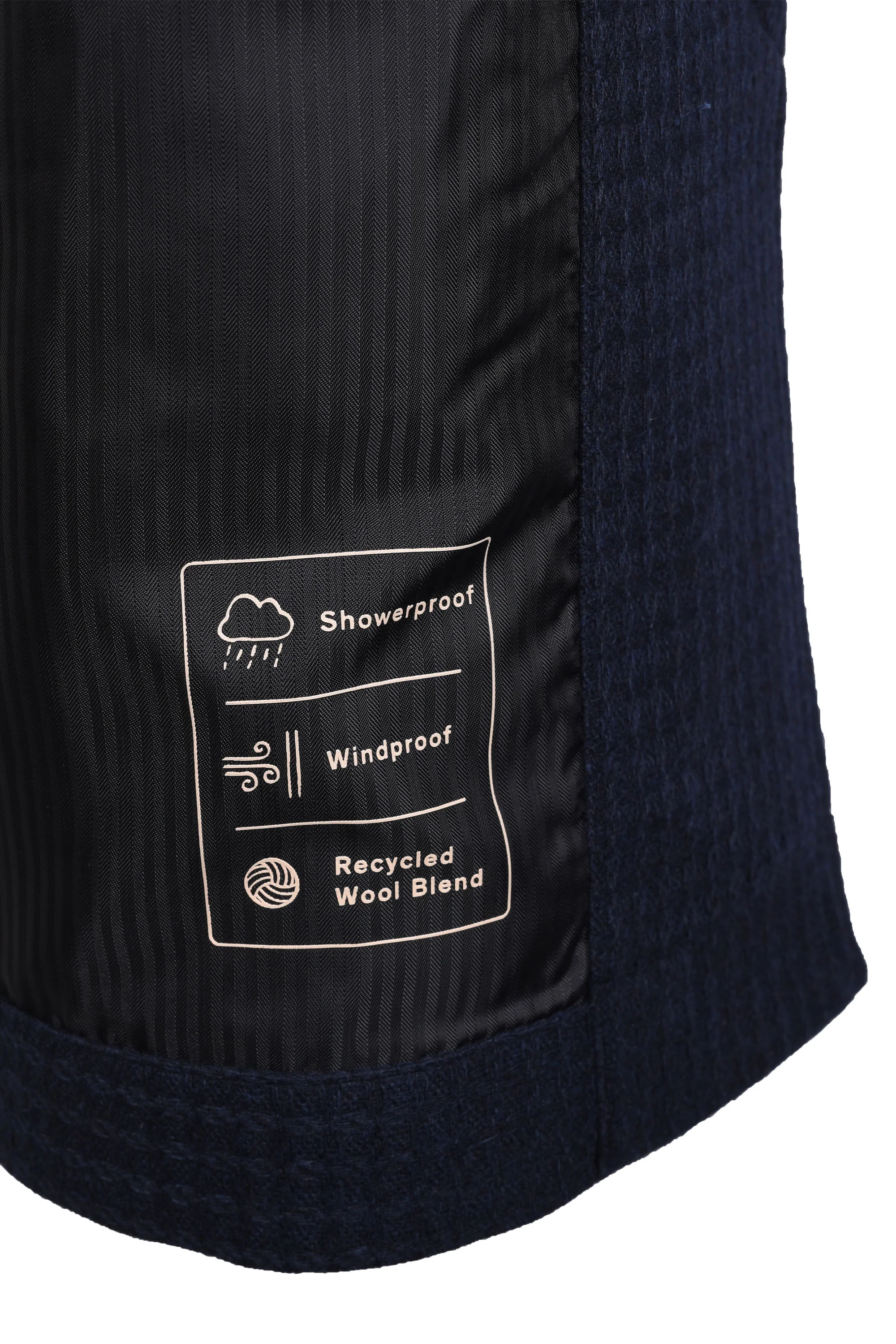 Paul Smith Check Coat Dark Navy - Image 4