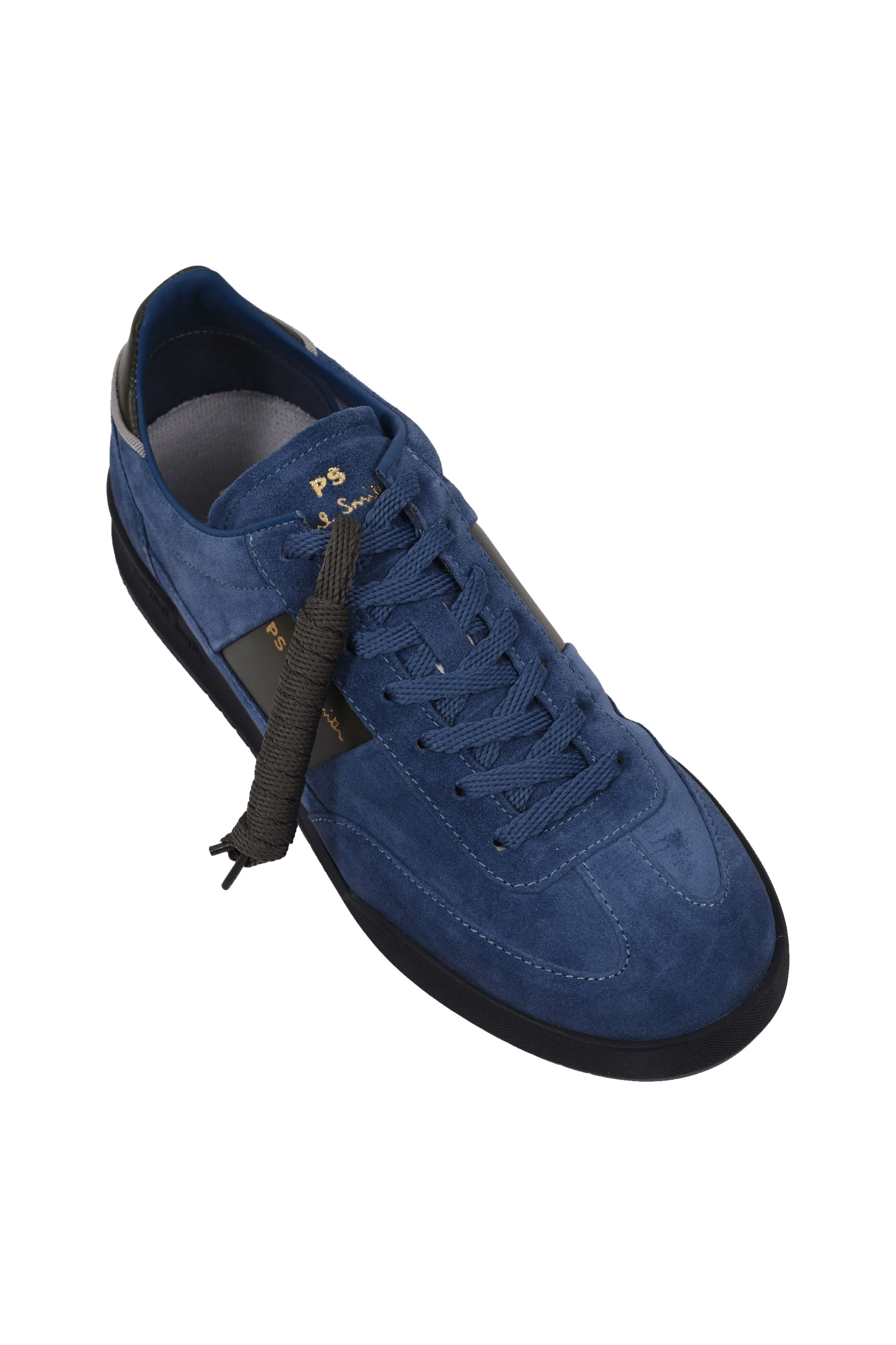 Paul Smith Dover Trainer Blue Khaki Spoiler - Image 3