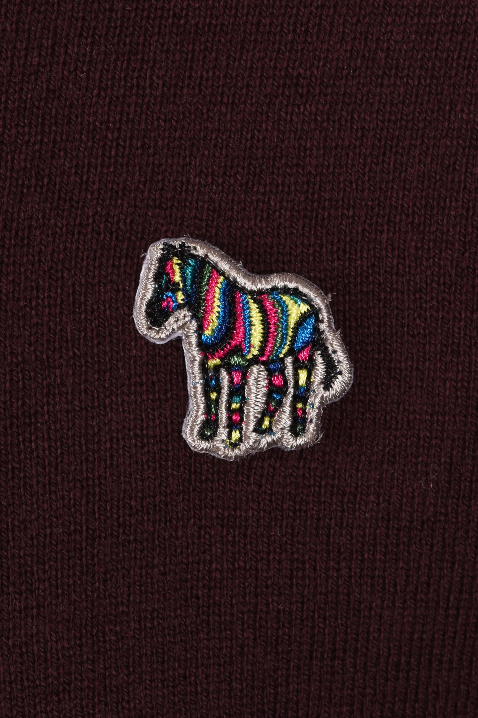 Paul Smith Half Zip Dark Red - Image 3