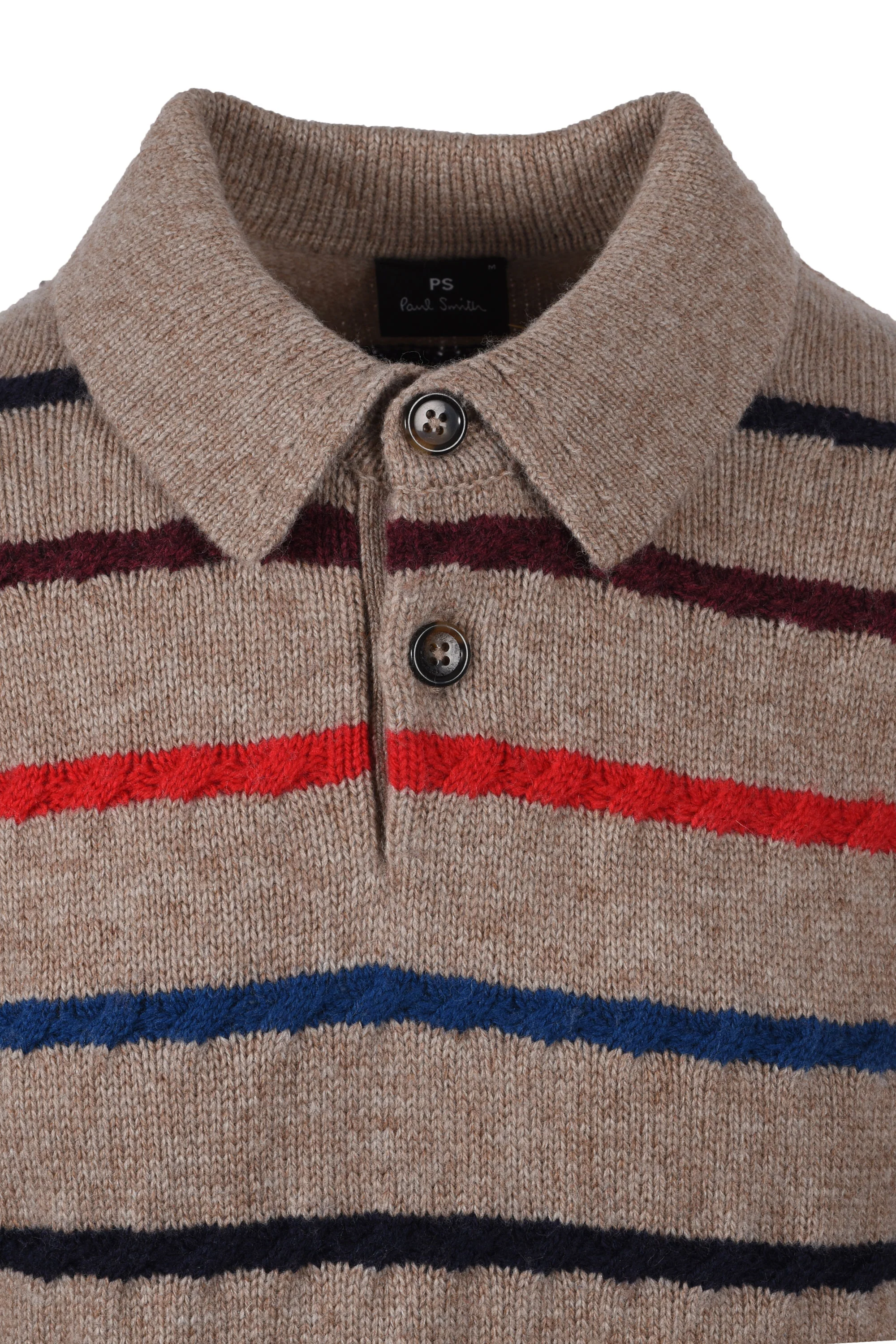 Paul Smith Long Sleeve Polo Sand - Image 2
