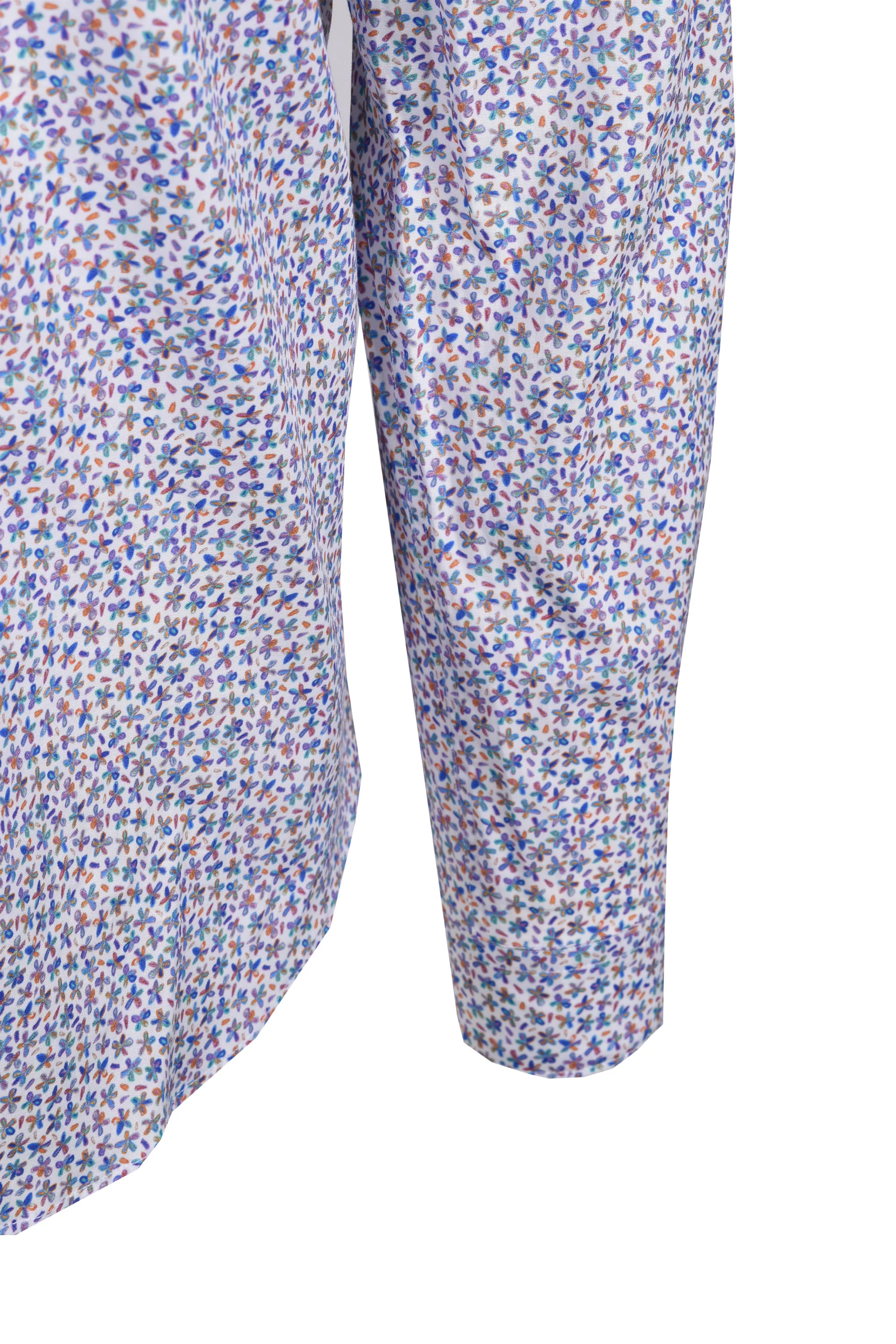 Paul Smith LS Slim Fit Shirt White Floral - Image 3