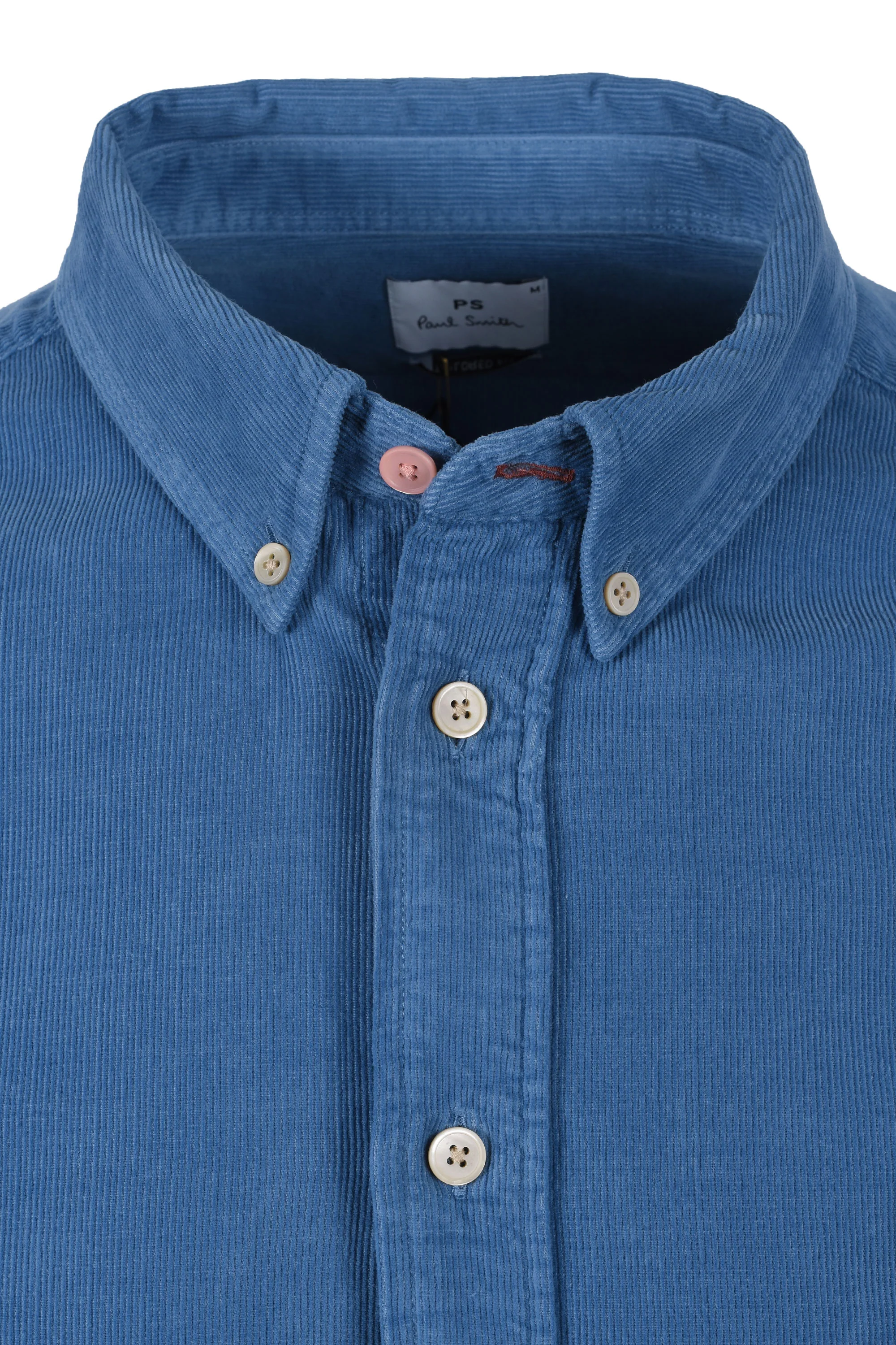 Paul Smith Tailored Corduroy Shirt Petrol Blue - Image 2