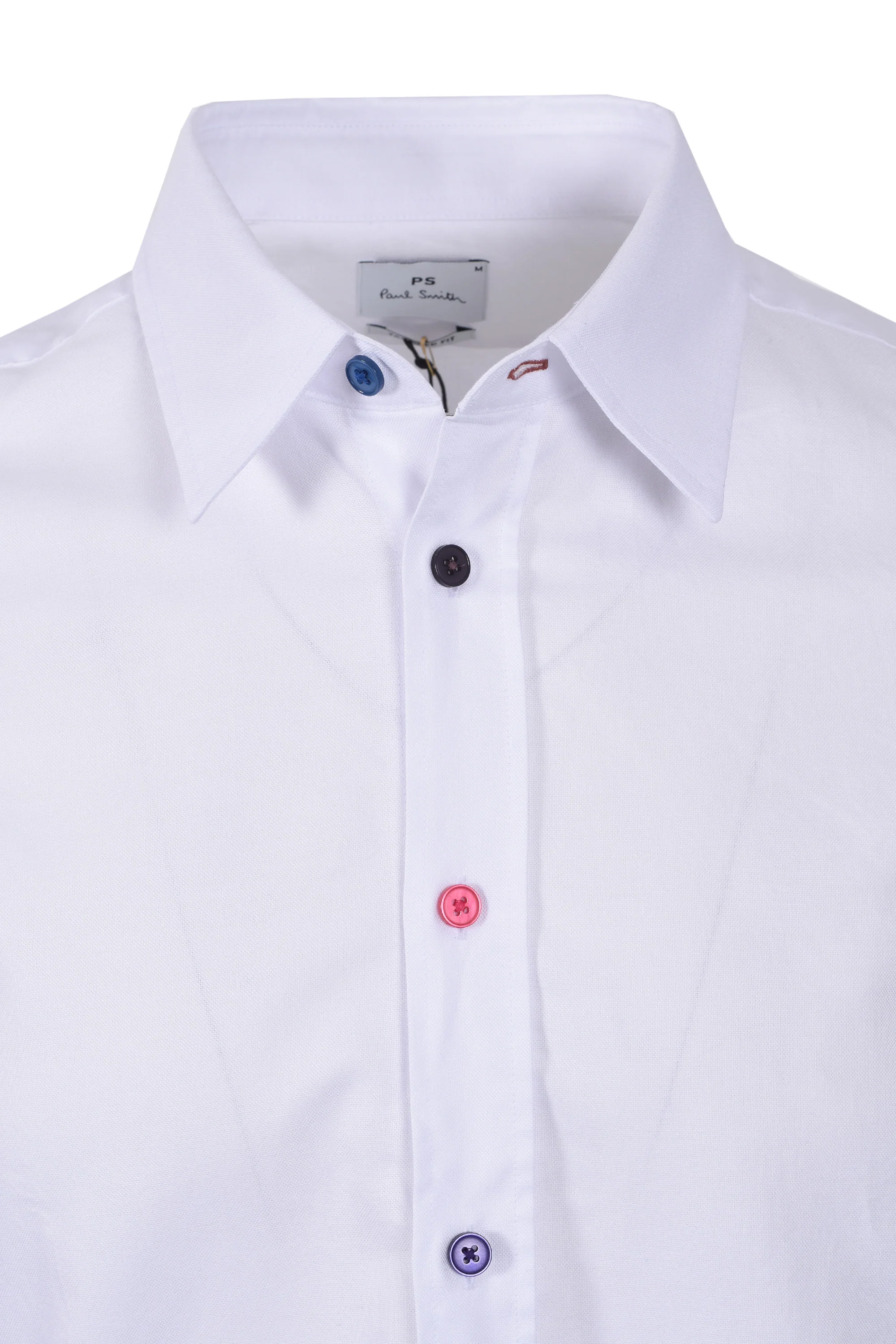 PAUL SMITH LS TAILORED FIT SHIRT WHITE - Image 2