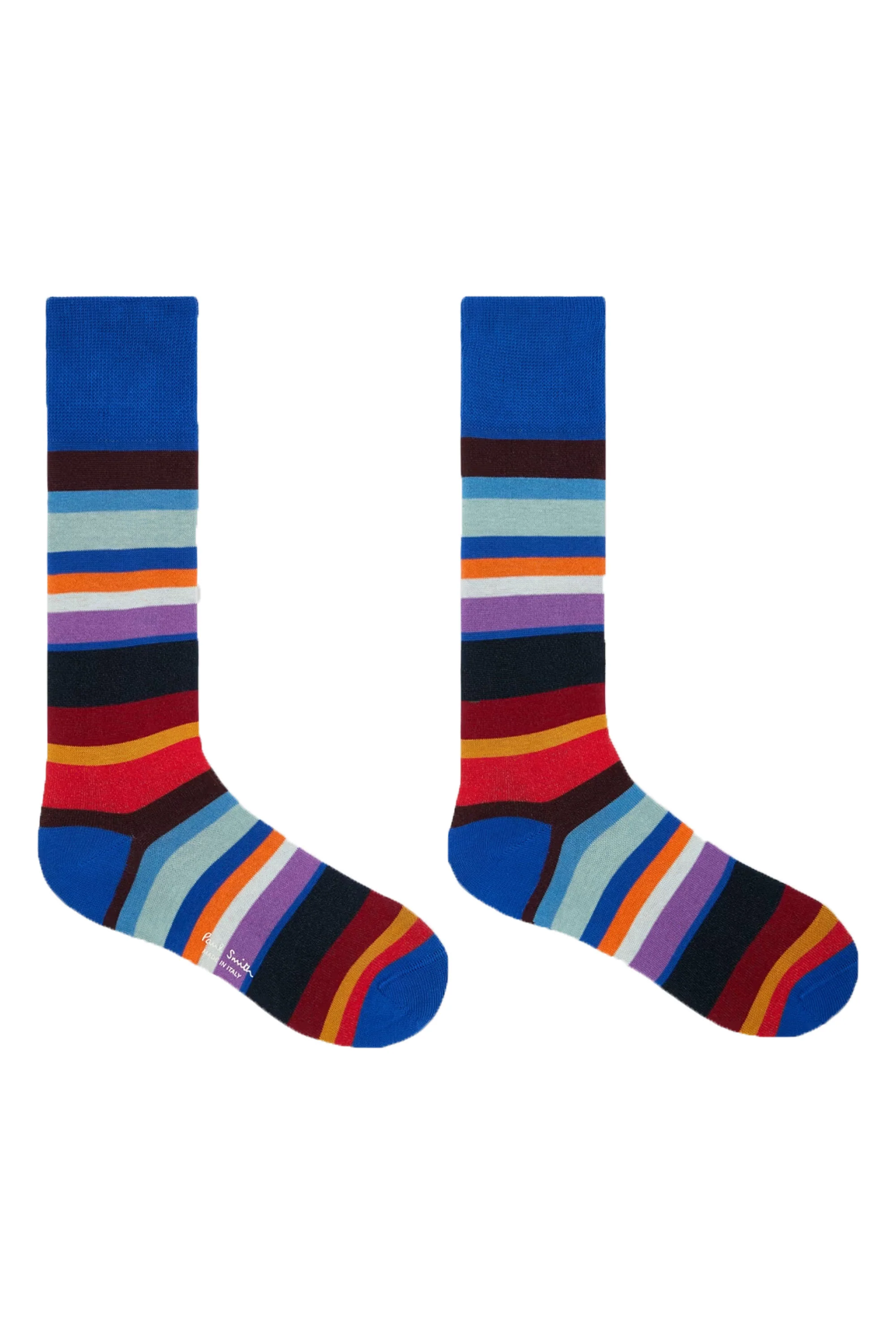 PAUL SMITH MAREK STRIPE SOCK MULTI BLUE STRIPE - Image 2