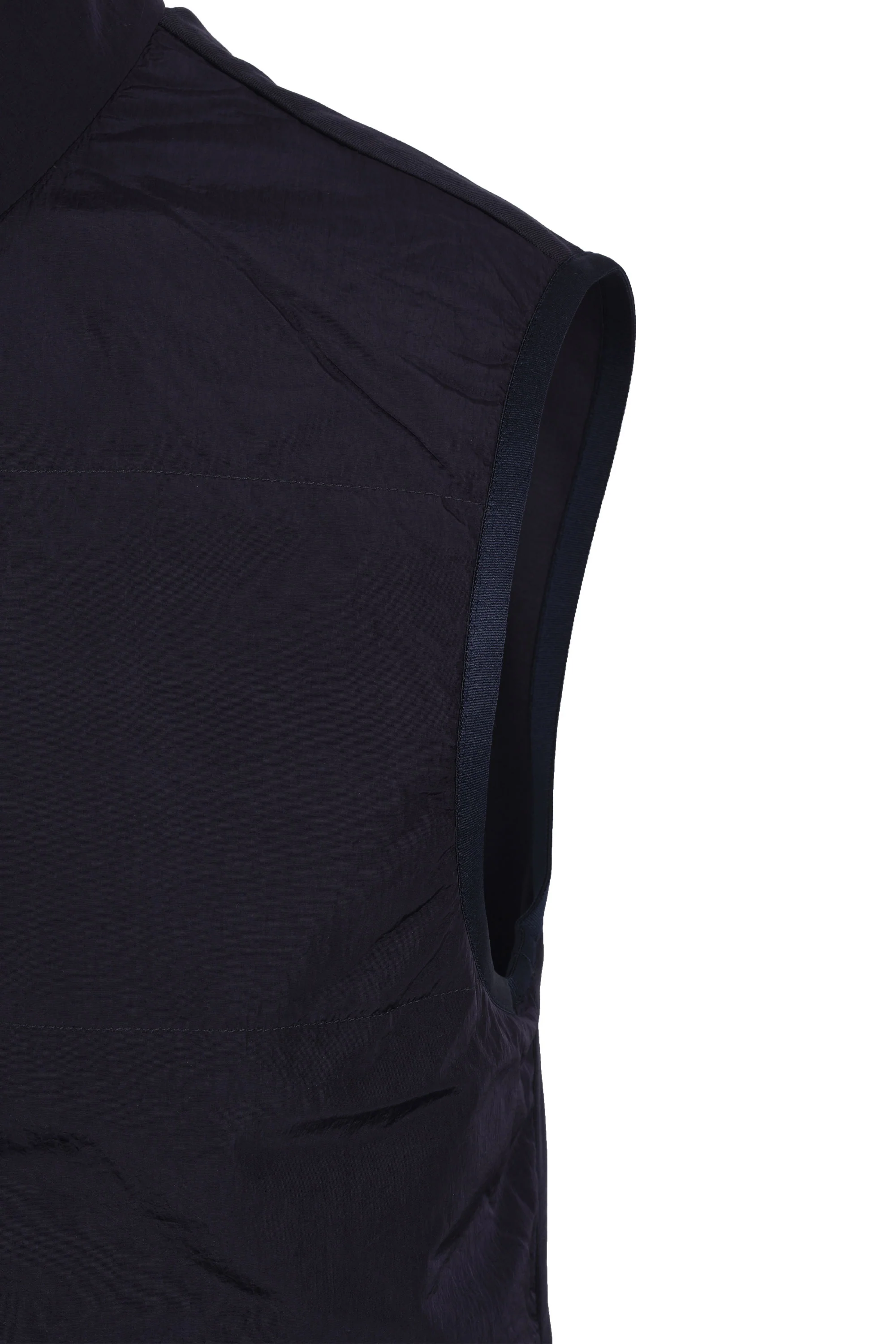 Paul Smith Mixed Media Gilet Dark Navy - Image 4