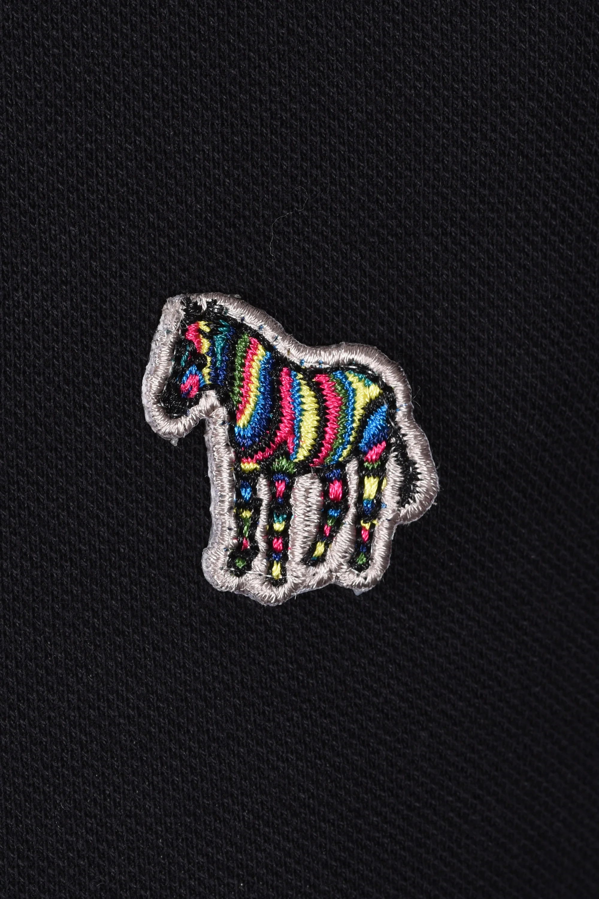 Paul Smith Reg Fit Tipped Polo Black - Image 3