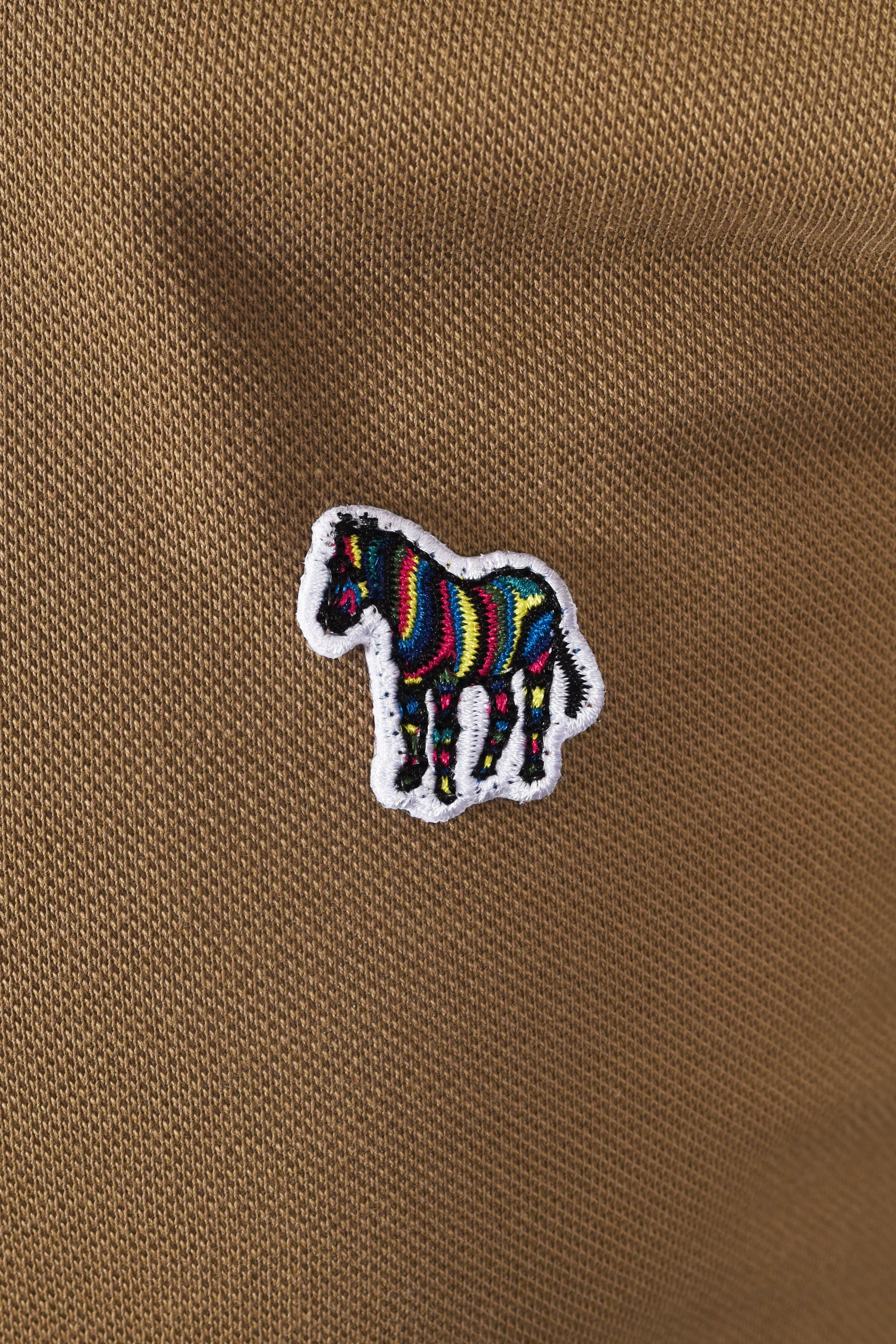 Paul Smith Reg Fit Tipped Polo Camel - Image 3