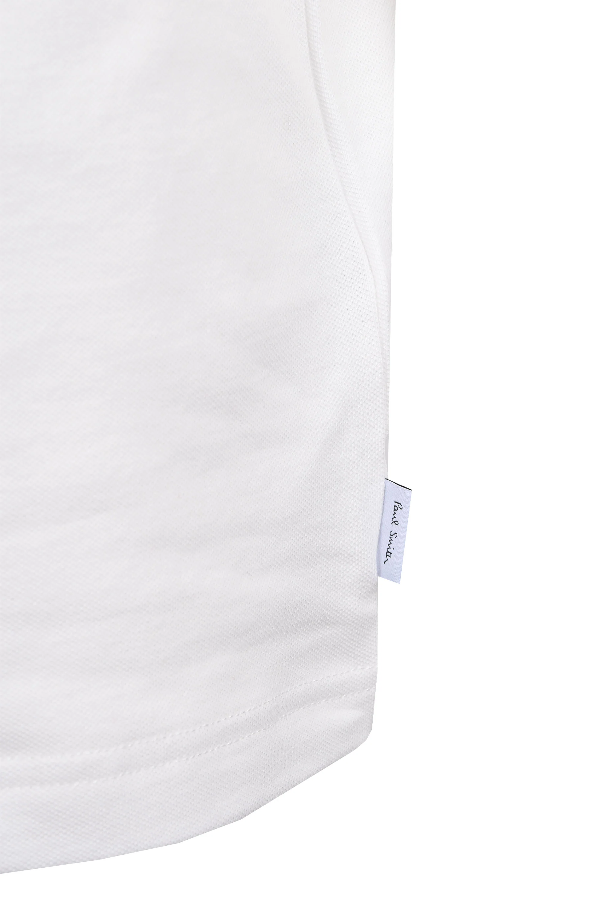 Paul Smith Reg Fit Stripe Placket Polo White - Image 3