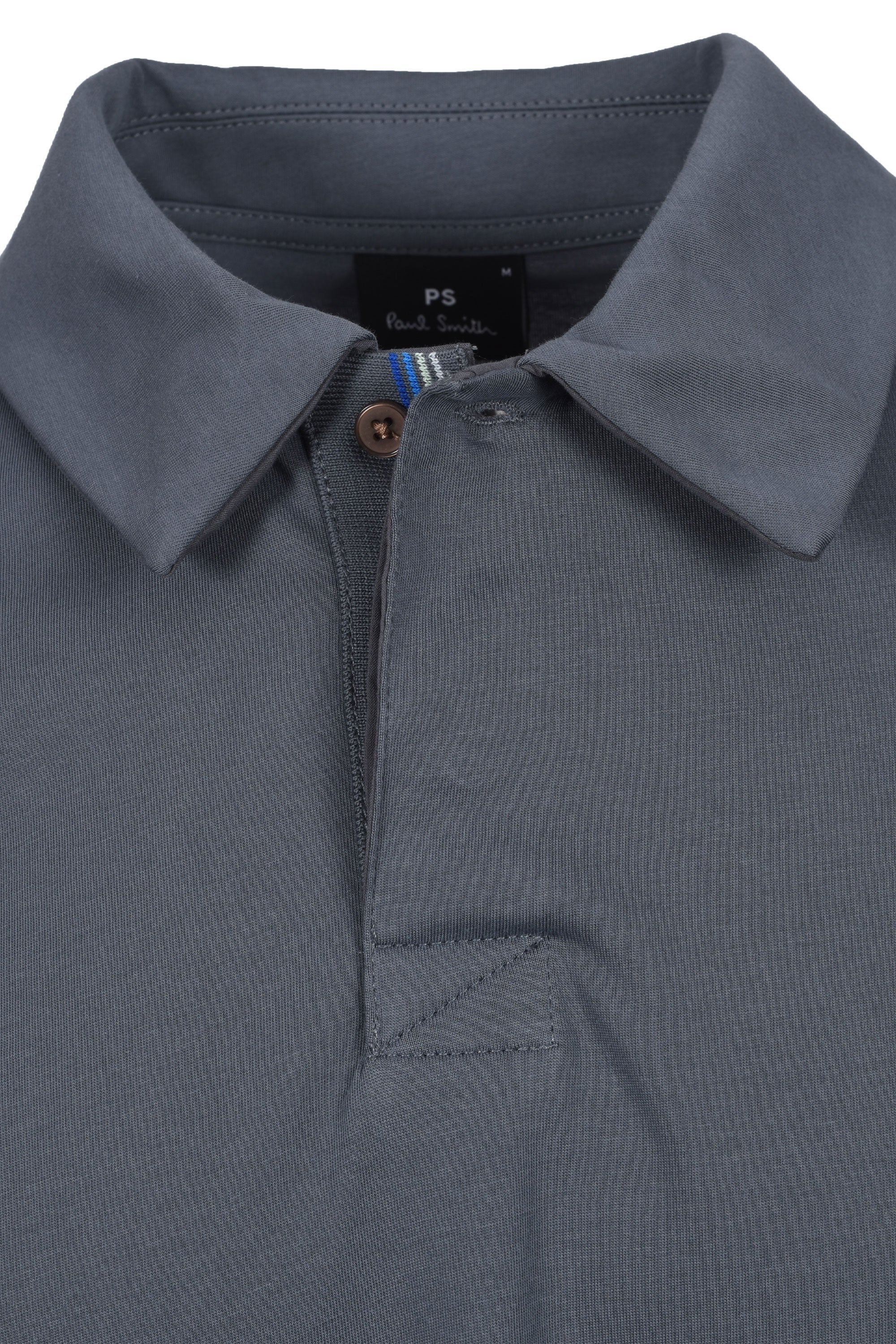 PAUL SMITH REG FIT SS POLO GREY - Image 2