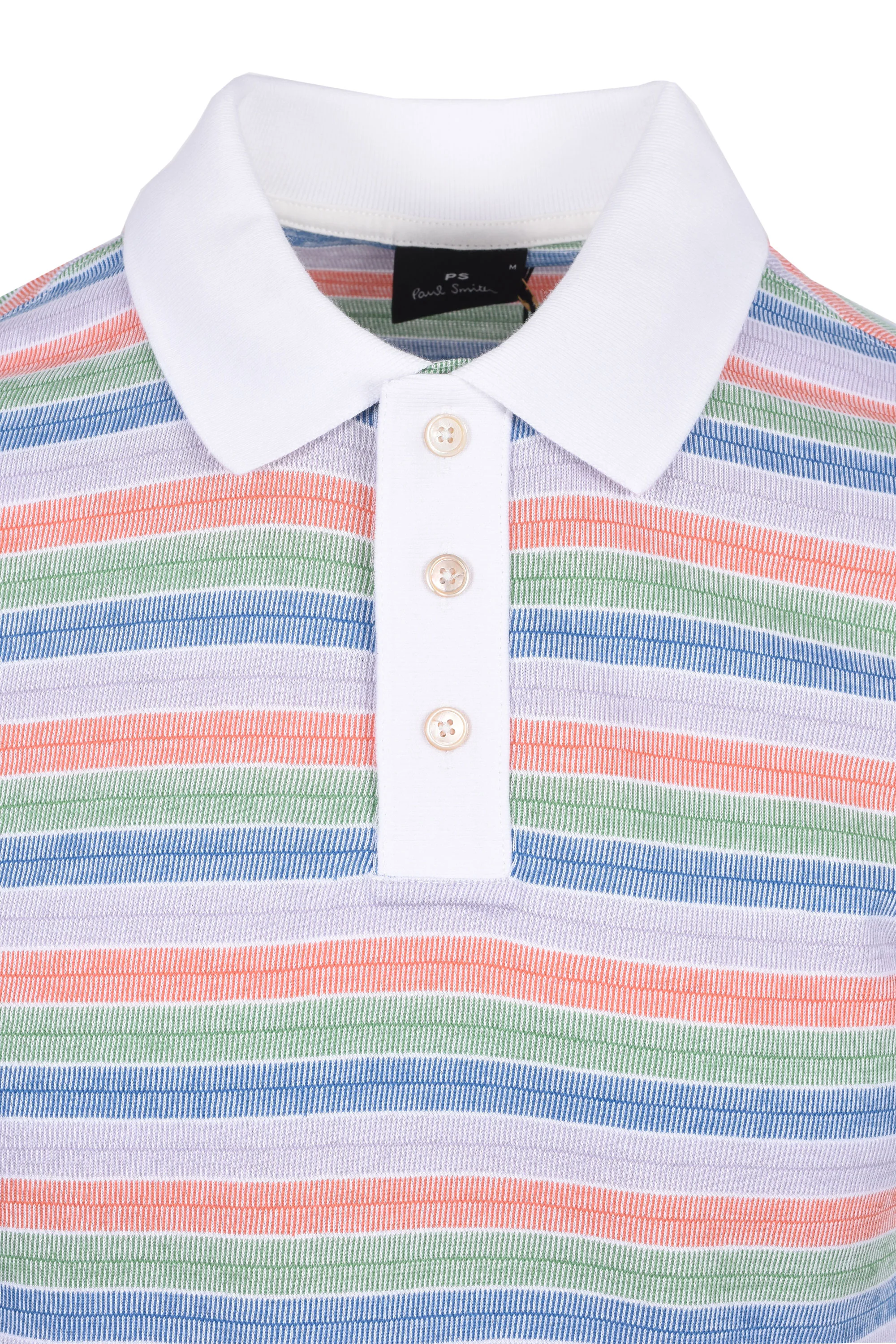 PAUL SMITH REG FIT SS POLO MULTI COLOURED - Image 2