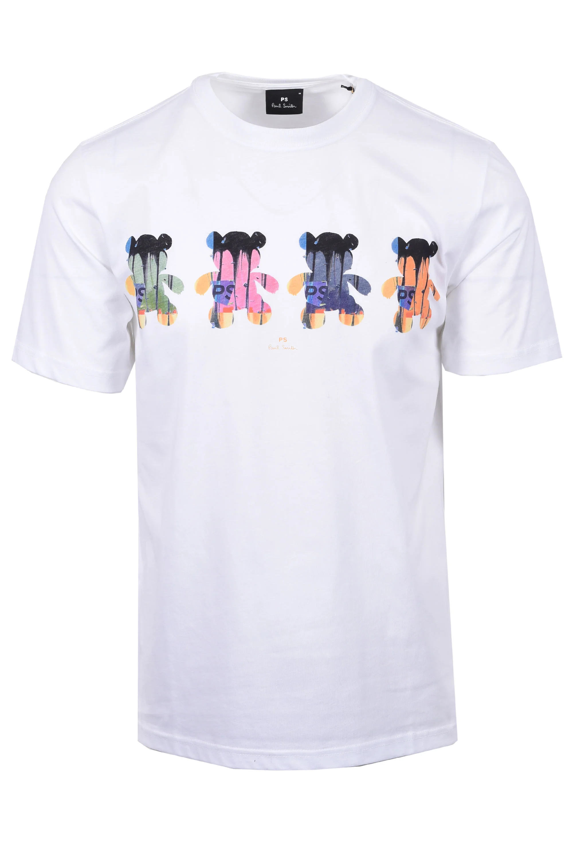 Paul Smith Reg Fit SS Teddy T-Shirt White