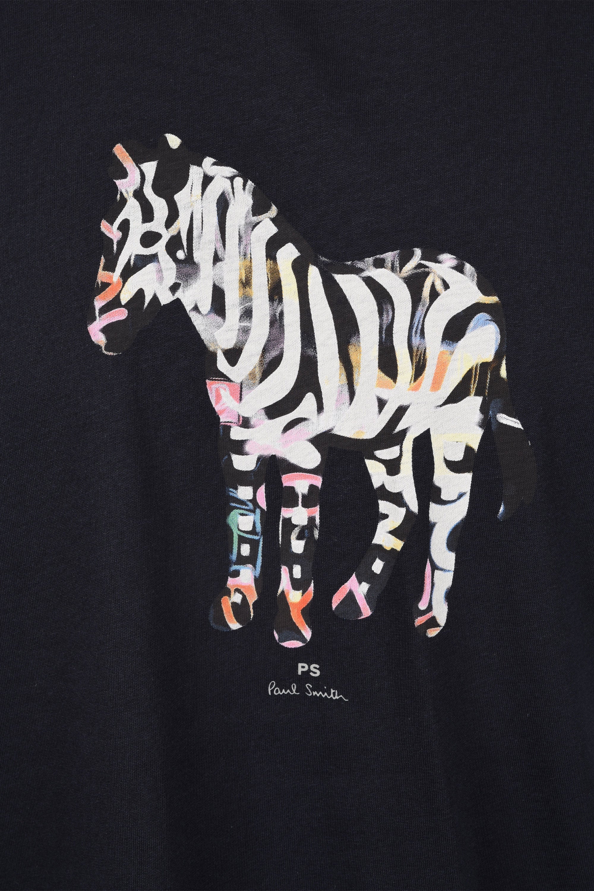 Paul Smith Reg Fit Zebra T-Shirt Dark Navy - Image 2