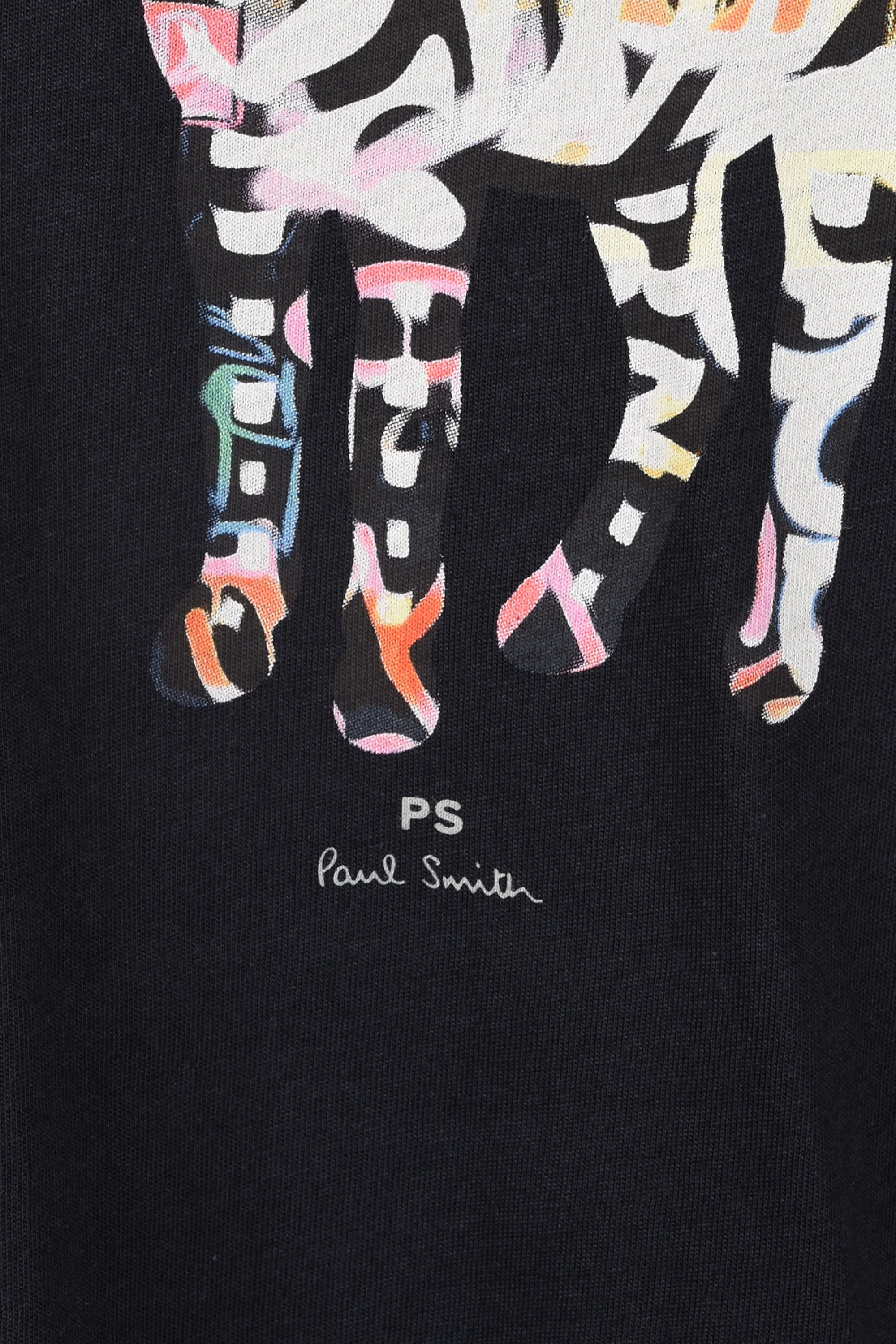 Paul Smith Reg Fit Zebra T-Shirt Dark Navy - Image 3
