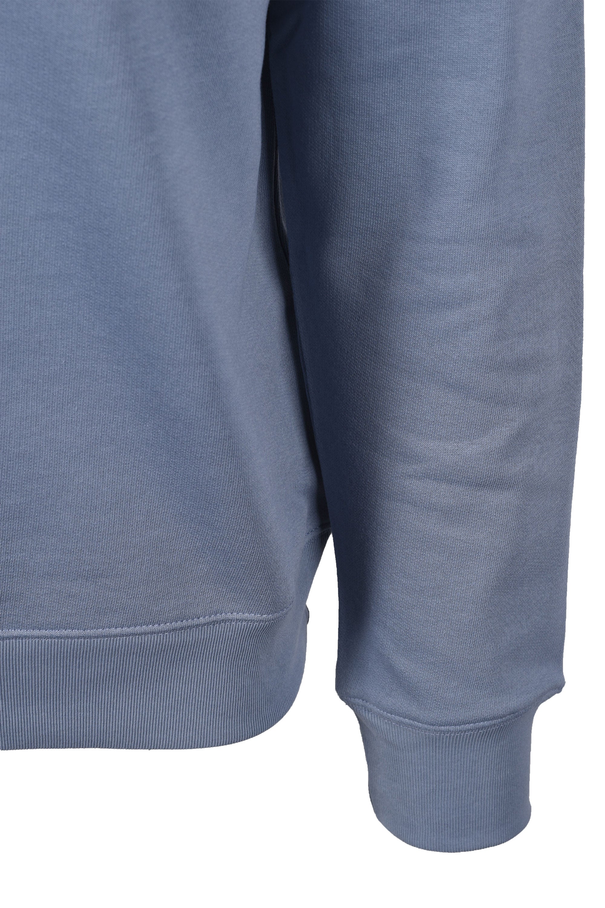 Paul Smith Reg Fit Zebra Half Zip Greyish Blue - Image 4