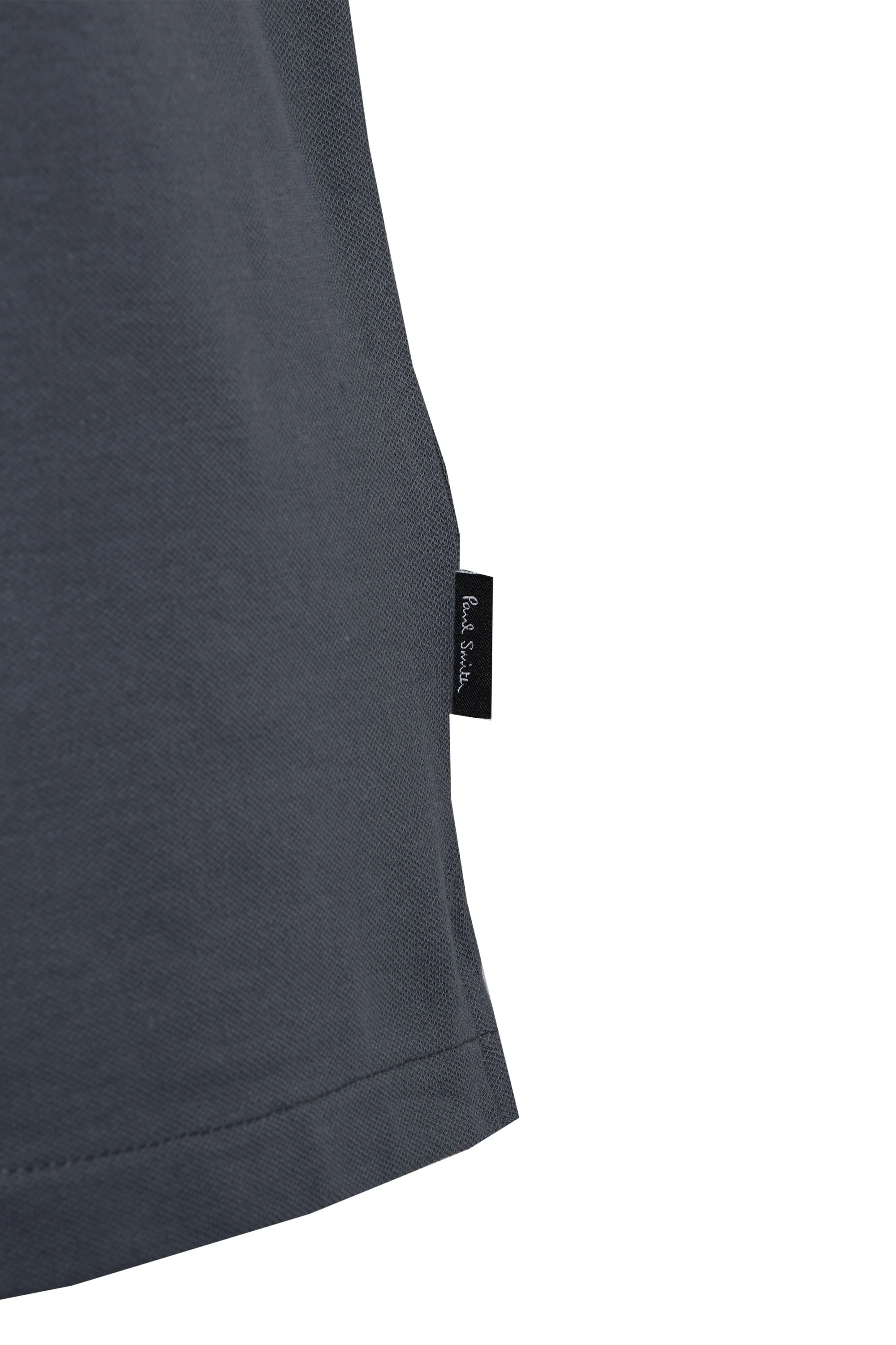 PAUL SMITH REG FIT ZIP POLO GREY - Image 3