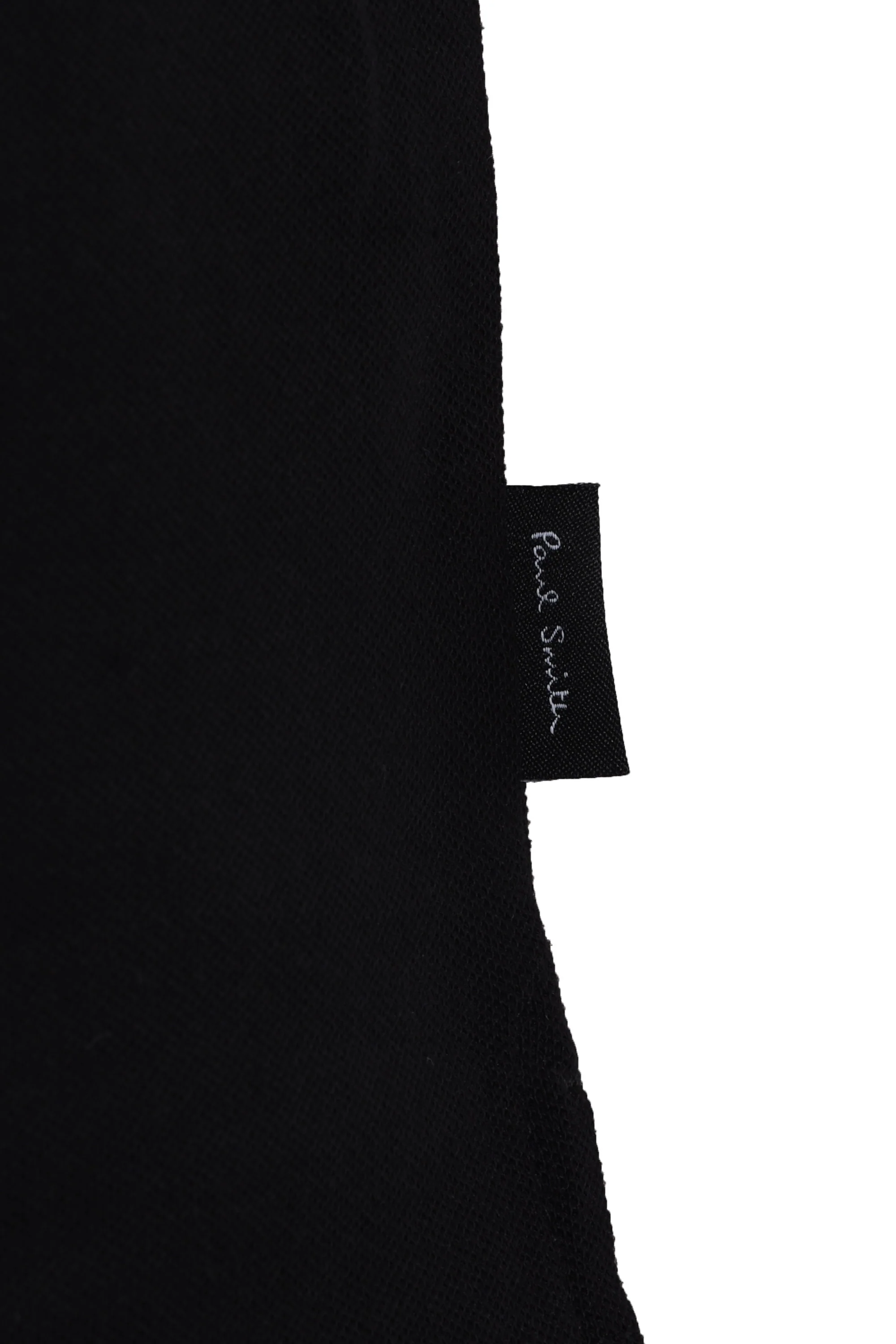 PAUL SMITH REG FIT ZIP POLO SHIRT BLACK - Image 3