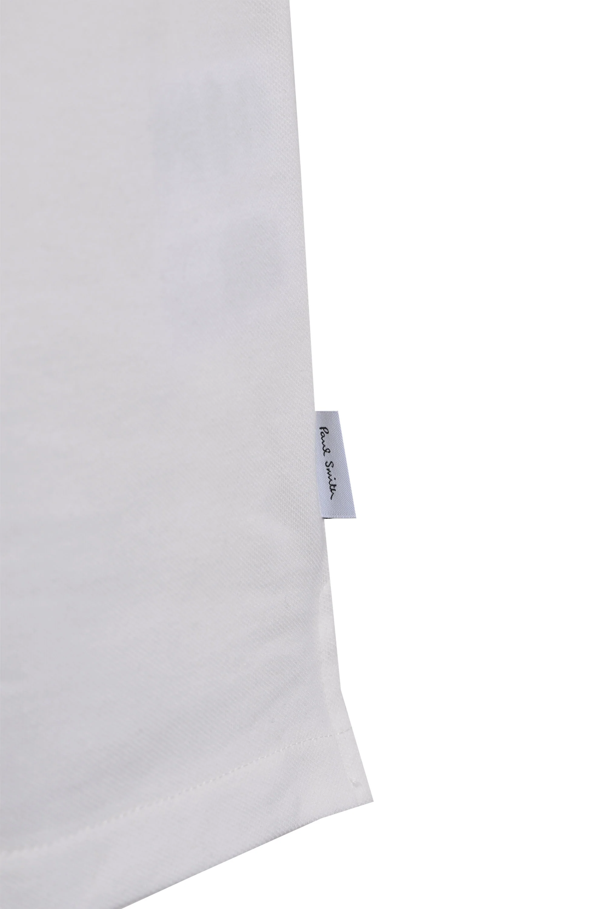 PAUL SMITH REG FIT ZIP POLO SHIRT OFF WHITE - Image 3