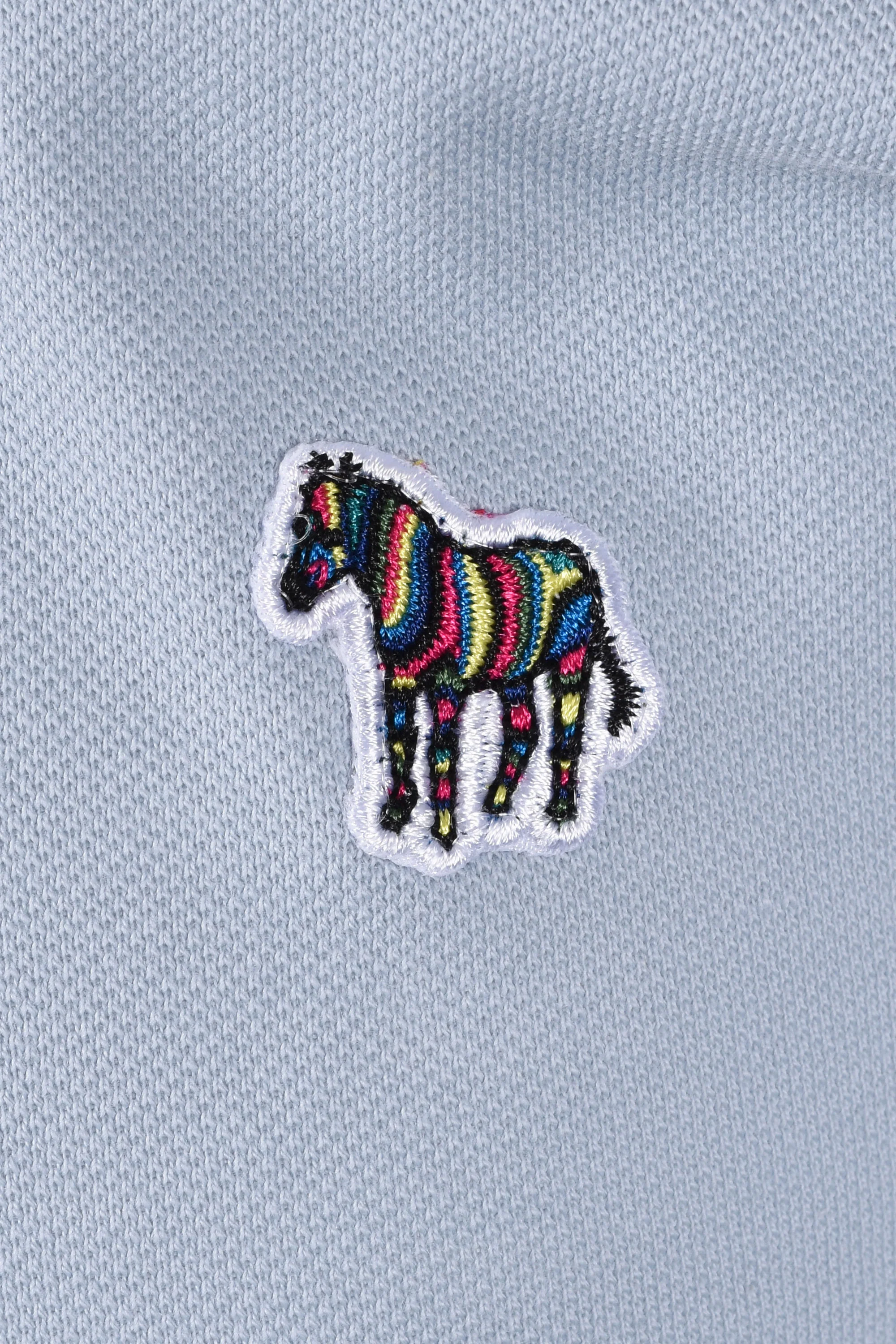 Paul Smith Zebra Tipped Polo Light Blue - Image 3