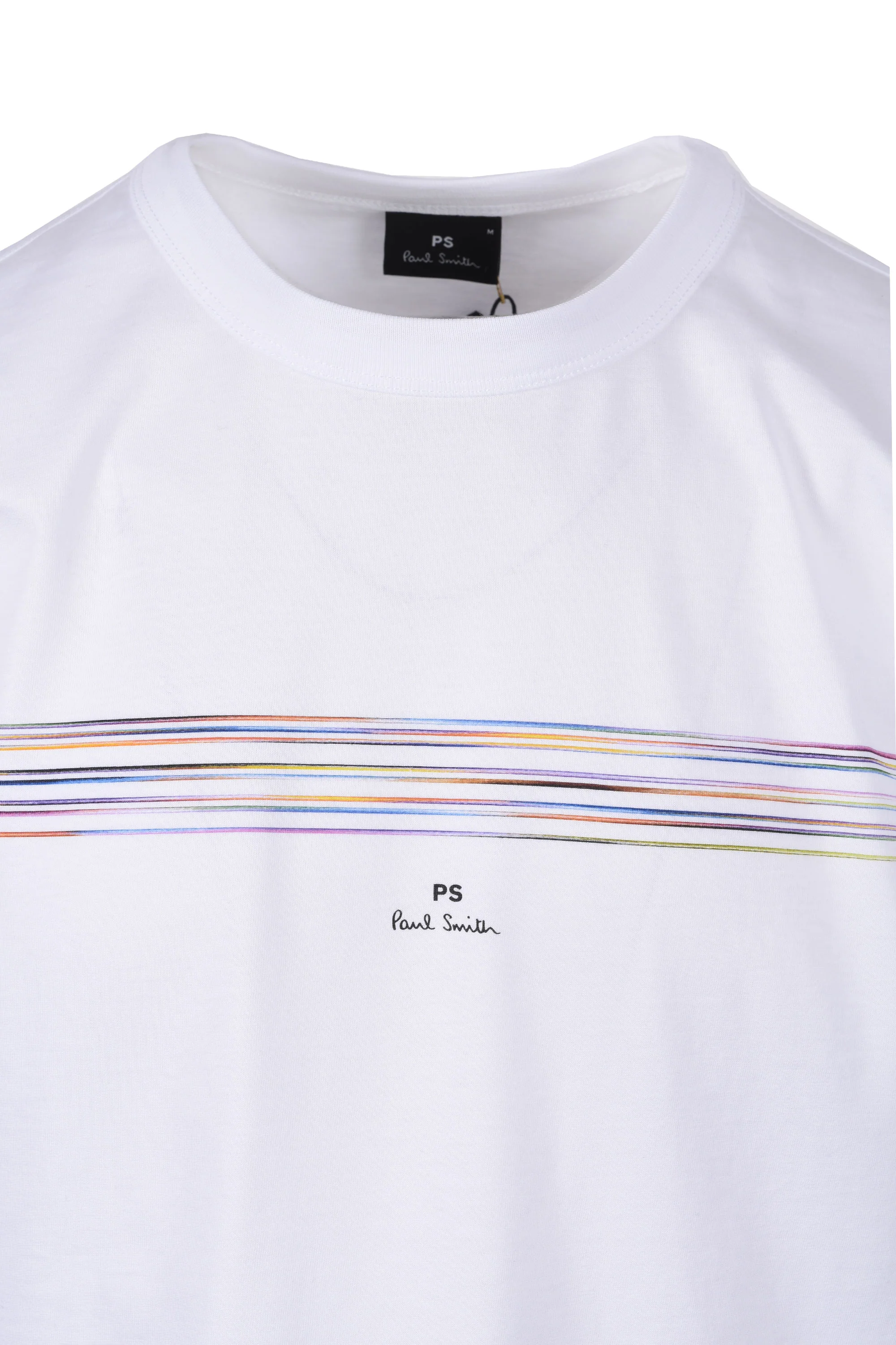 Paul Smith SS Stripe T-Shirt White - Image 2