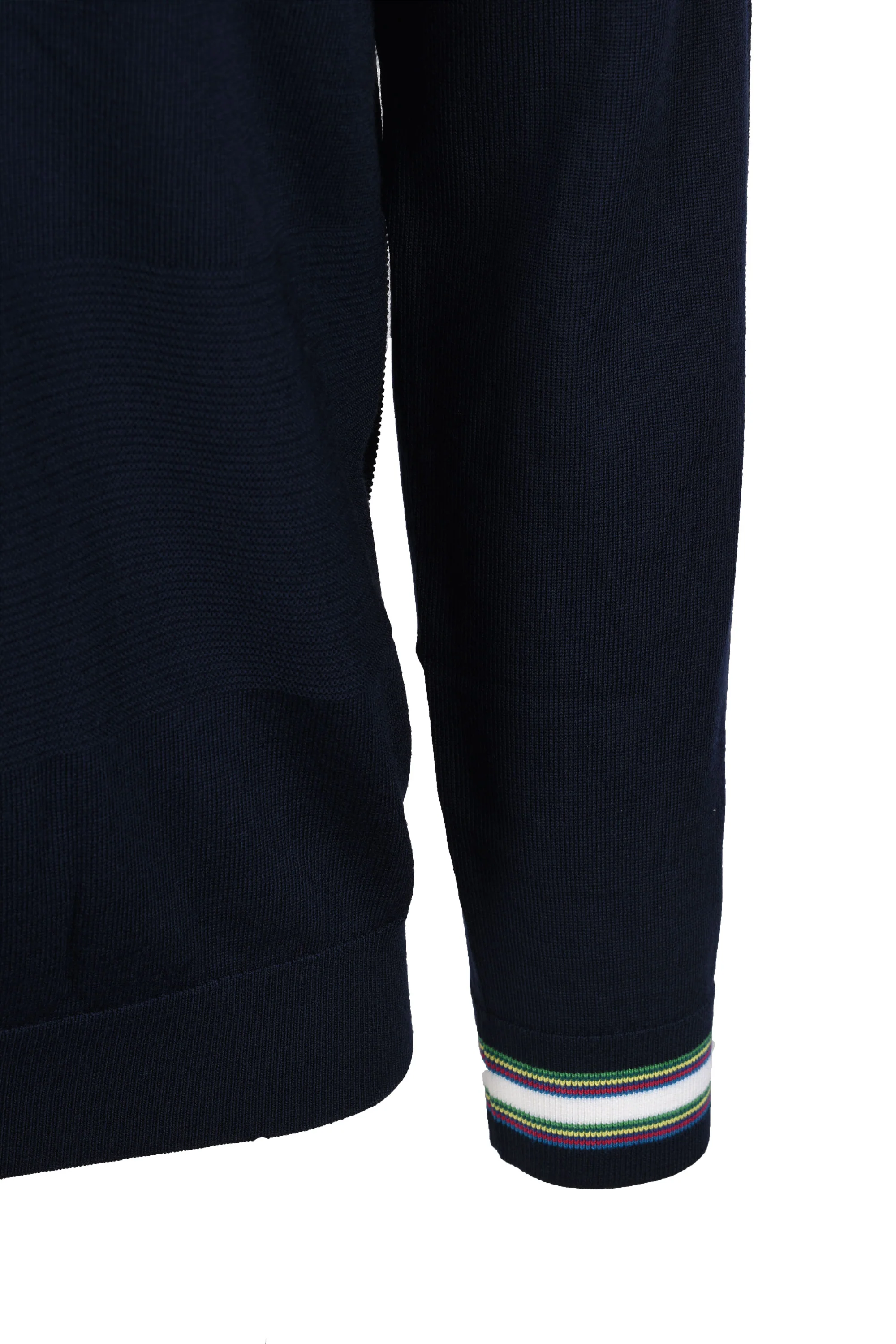 Paul Smith Long Sleeve Knitted Polo Dark Navy - Image 4