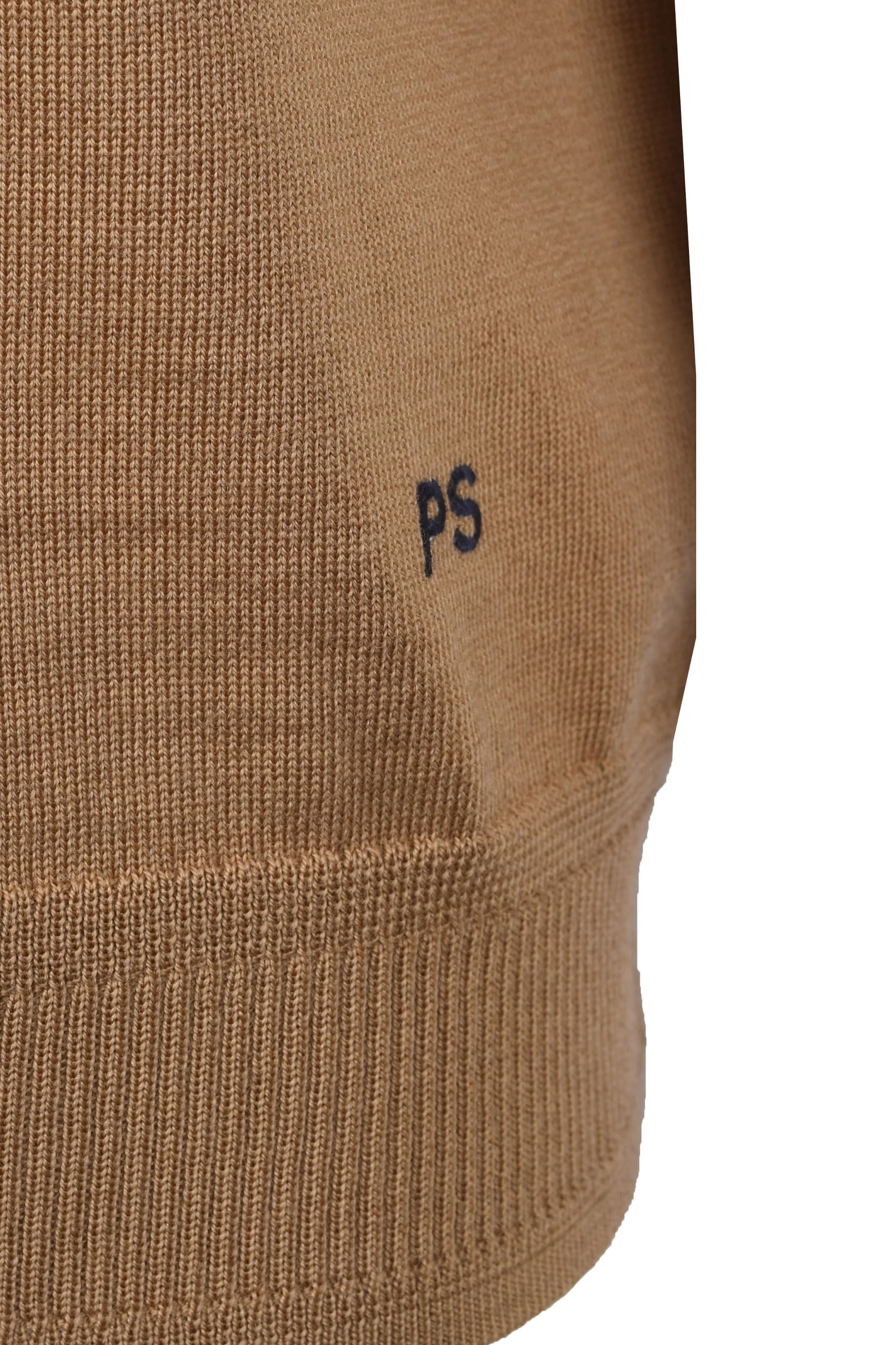 PAUL SMITH MERINO SWEATER SS POLO BEIGE - Image 3