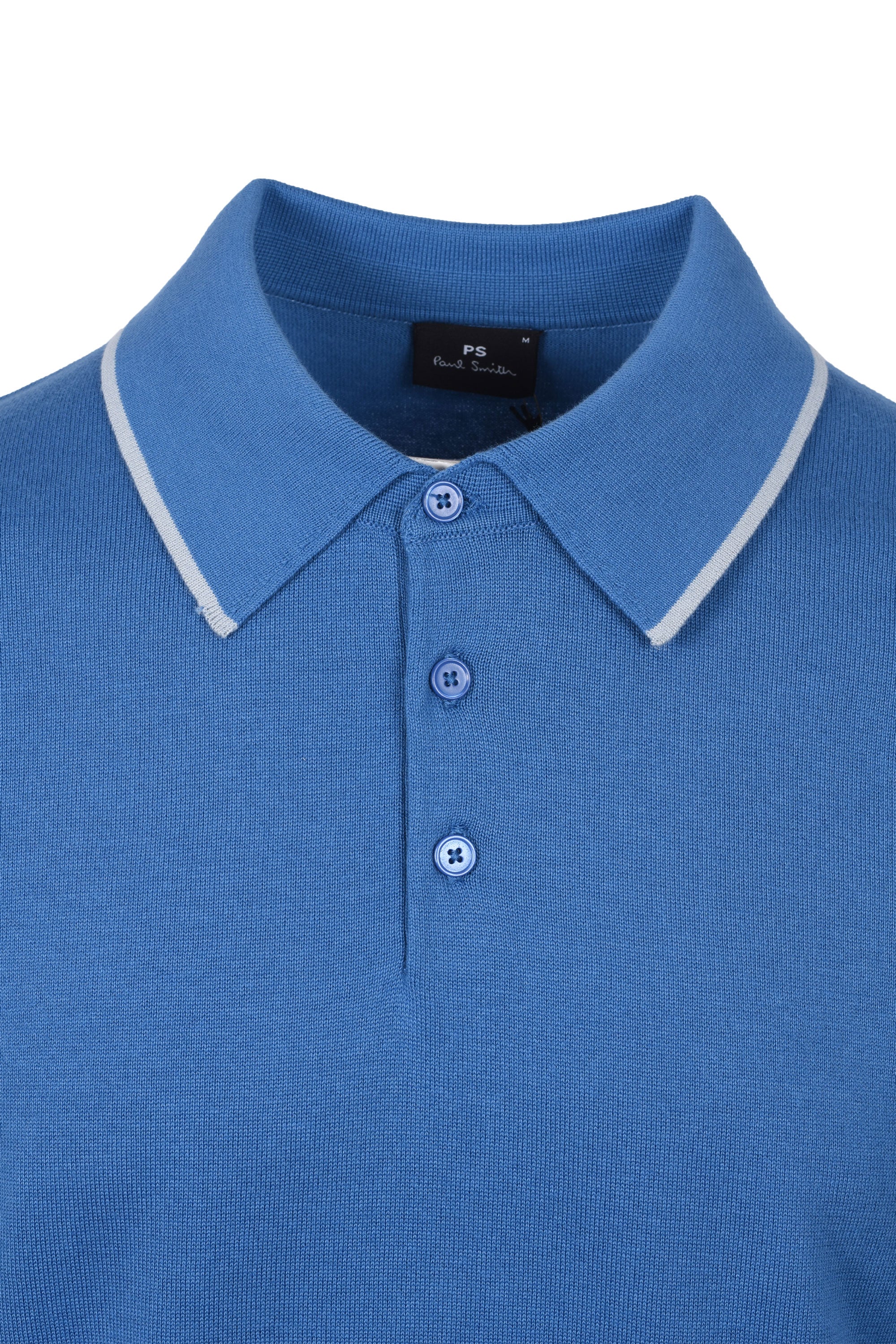 PAUL SMITH SWEATER SS POLO BLUE - Image 2