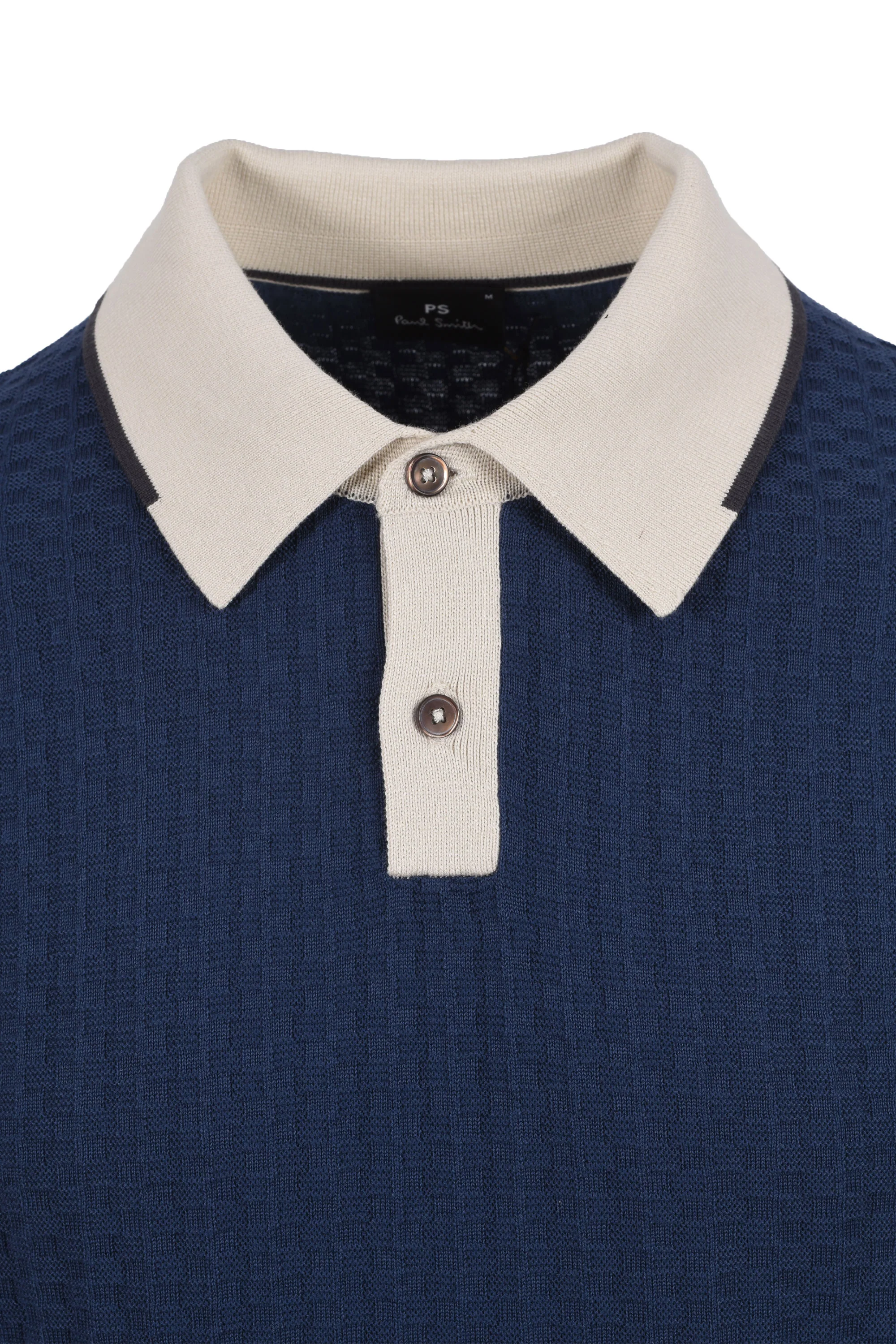 PAUL SMITH SWEATER SS POLO BLUE - Image 2