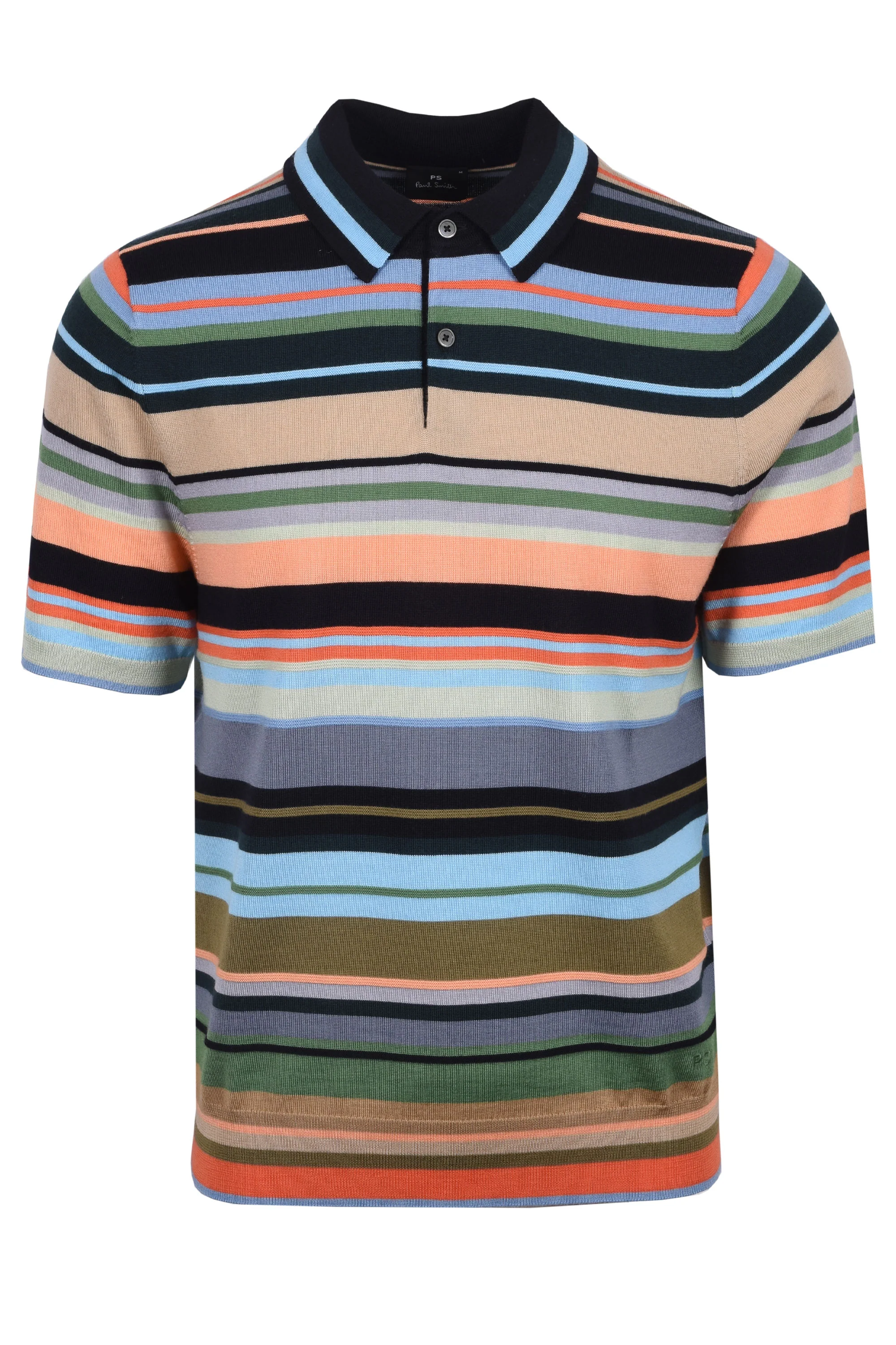 PAUL SMITH SWEATER SS POLO MULTI COLOURED