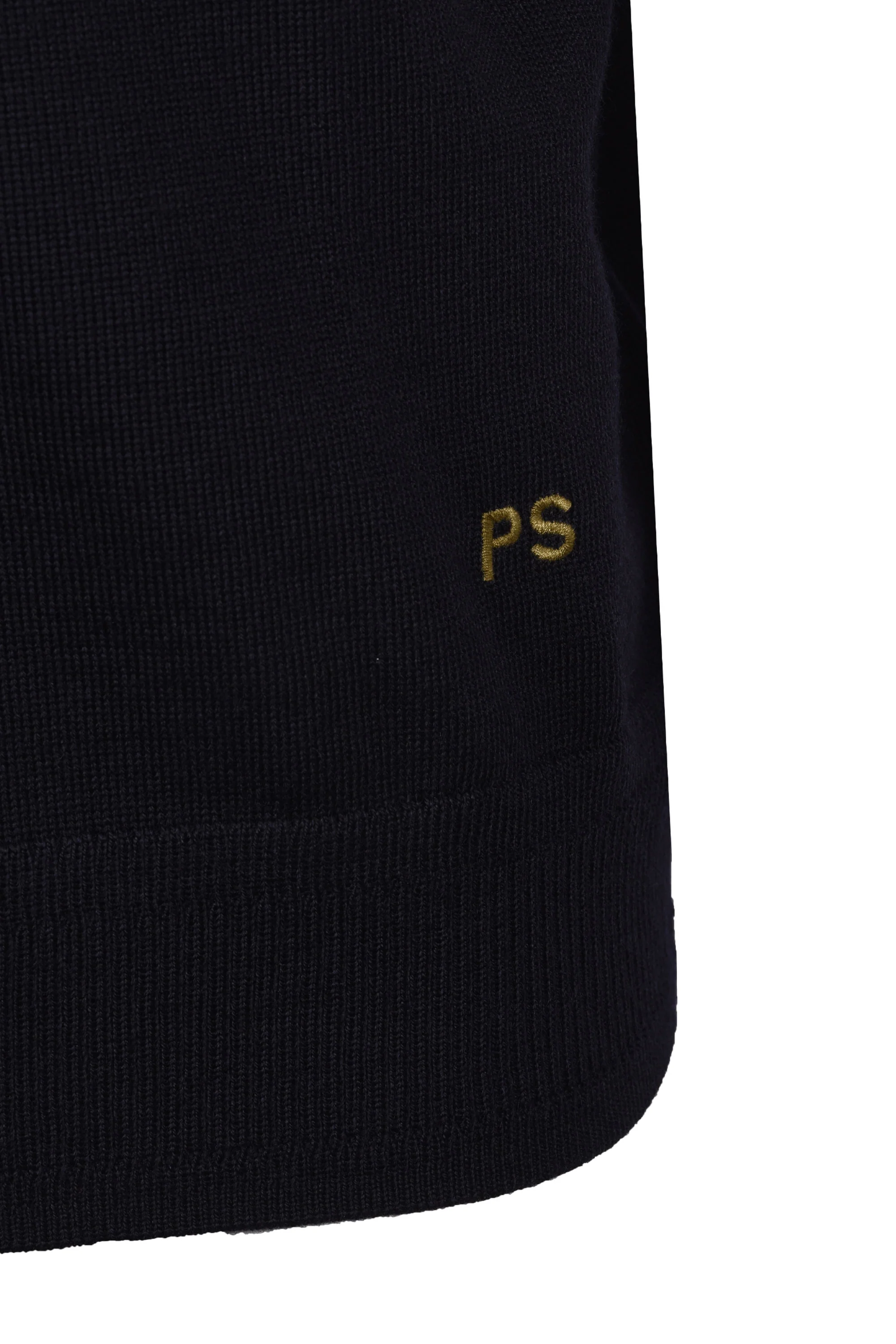 PAUL SMITH MERINO SWEATER SS POLO NAVY - Image 3