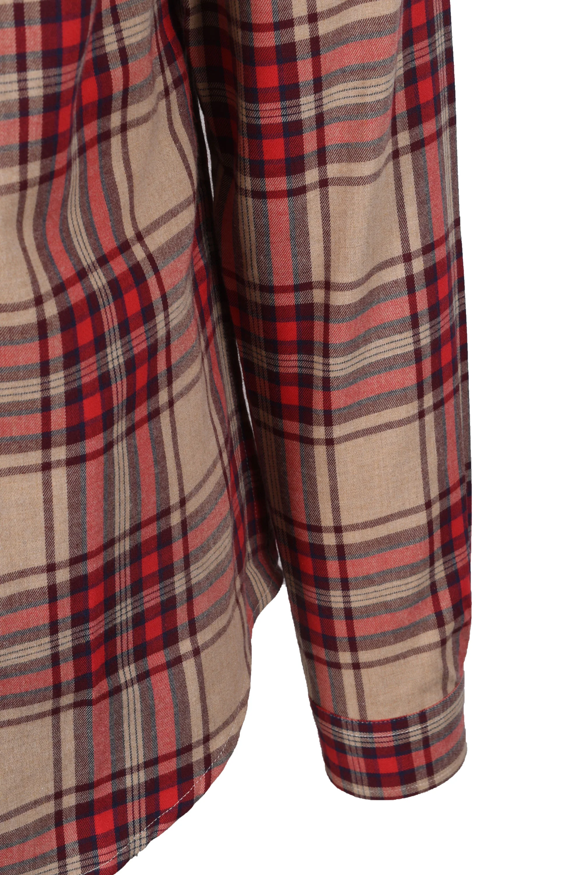 Paul Smith Tailored Fit Check Shirt Tan - Image 4