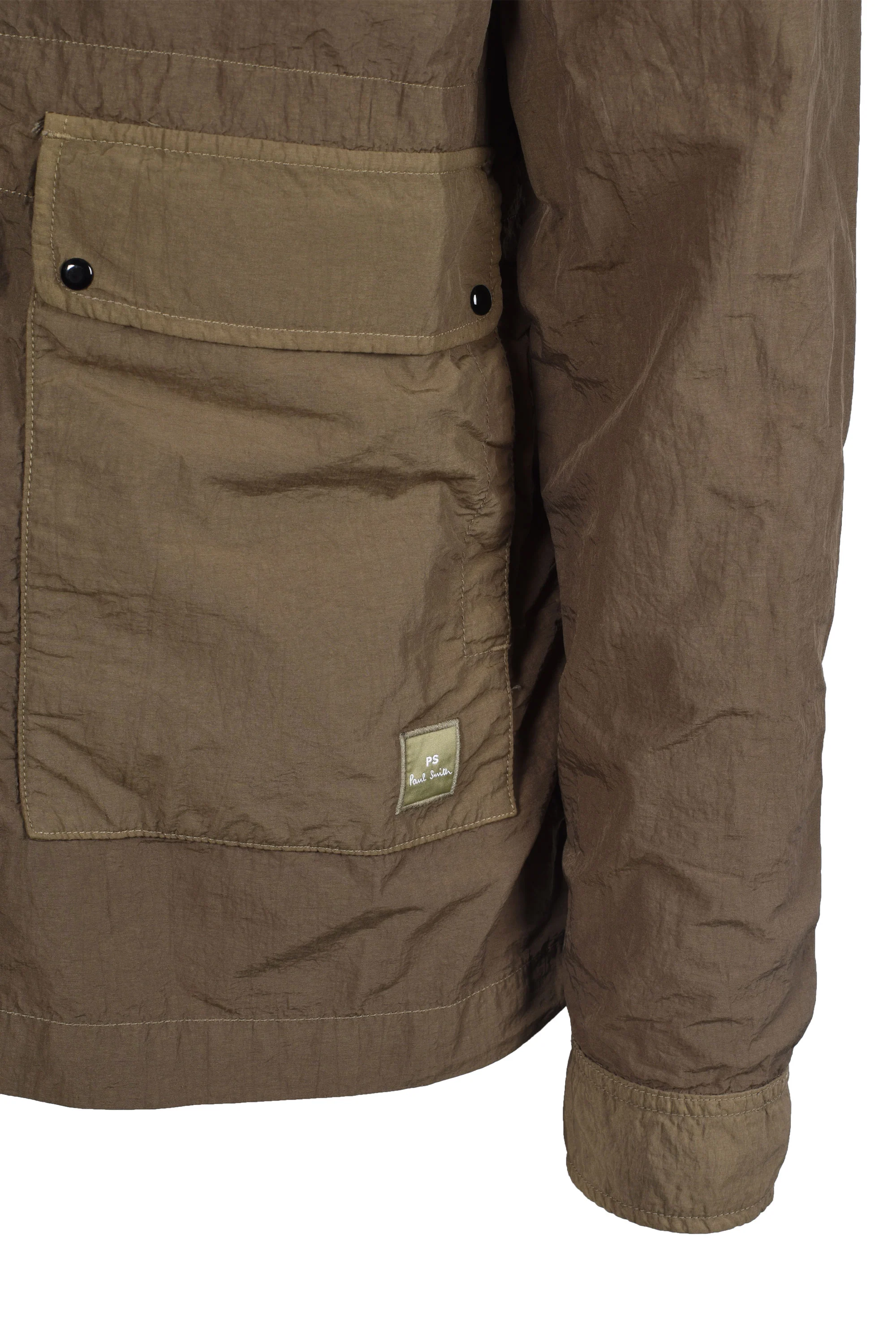 Paul Smith Unlined Overshirt Jacket Military Green - Image 2