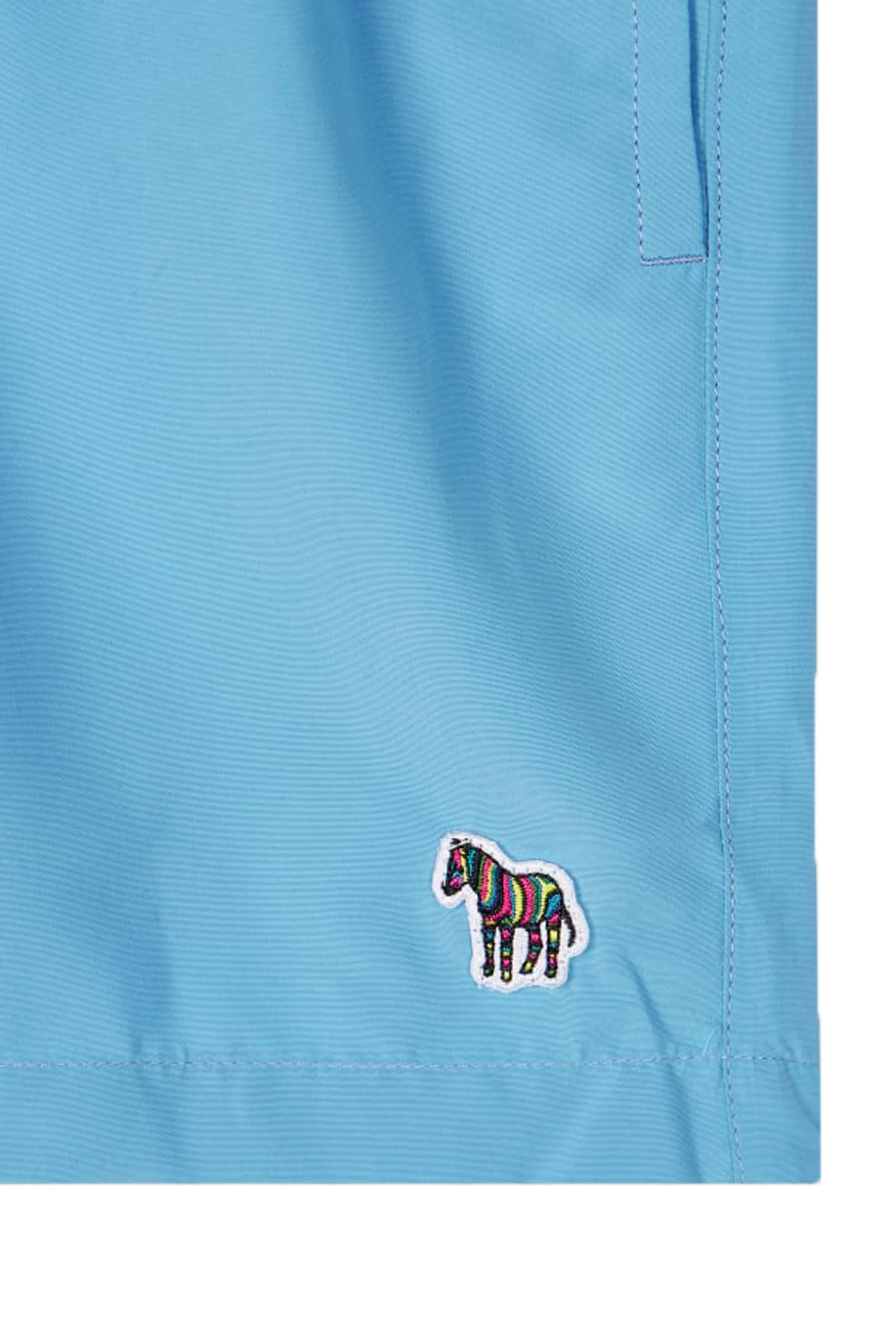 Paul Smith Zebra Logo Swim Shorts Light Blue - Image 2