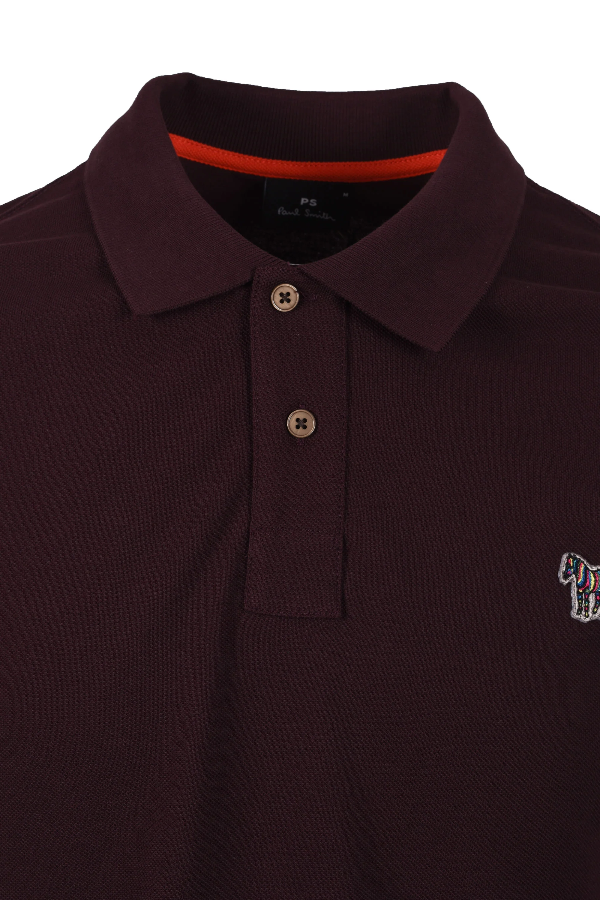 Paul Smith Zebra Polo Dark Red - Image 2