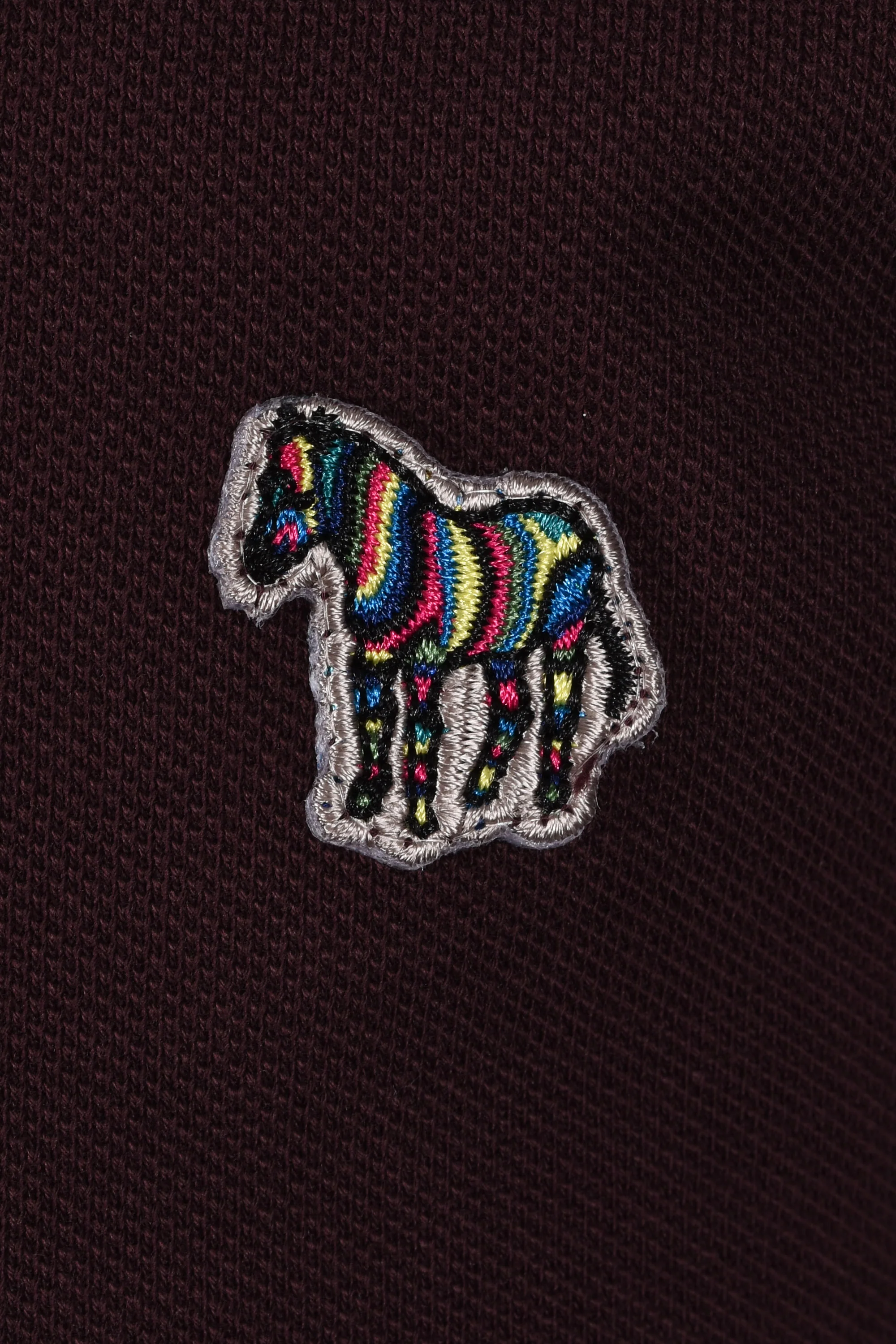 Paul Smith Zebra Polo Dark Red - Image 3