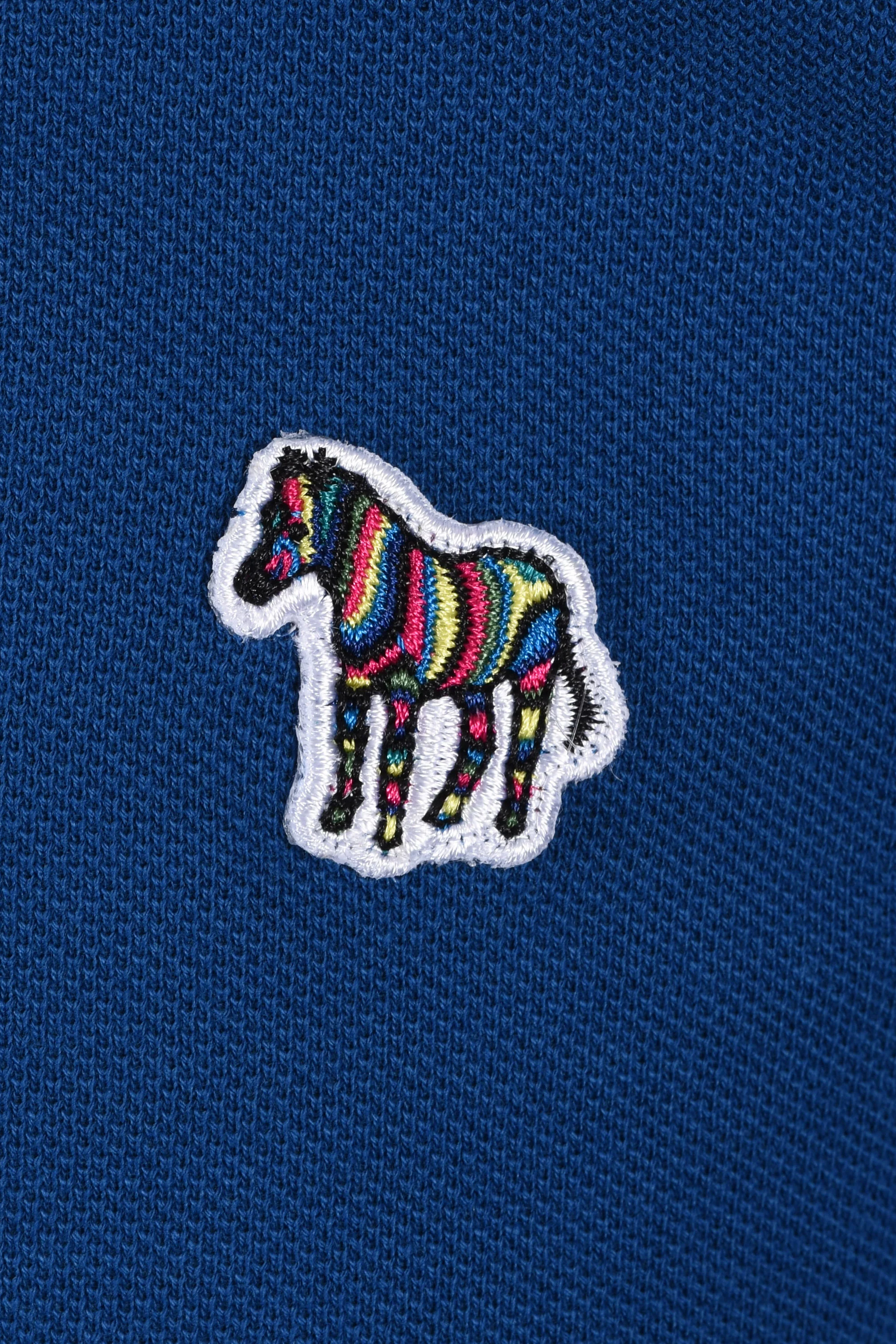 PAUL SMITH ZEBRA POLO ROYAL BLUE - Image 3