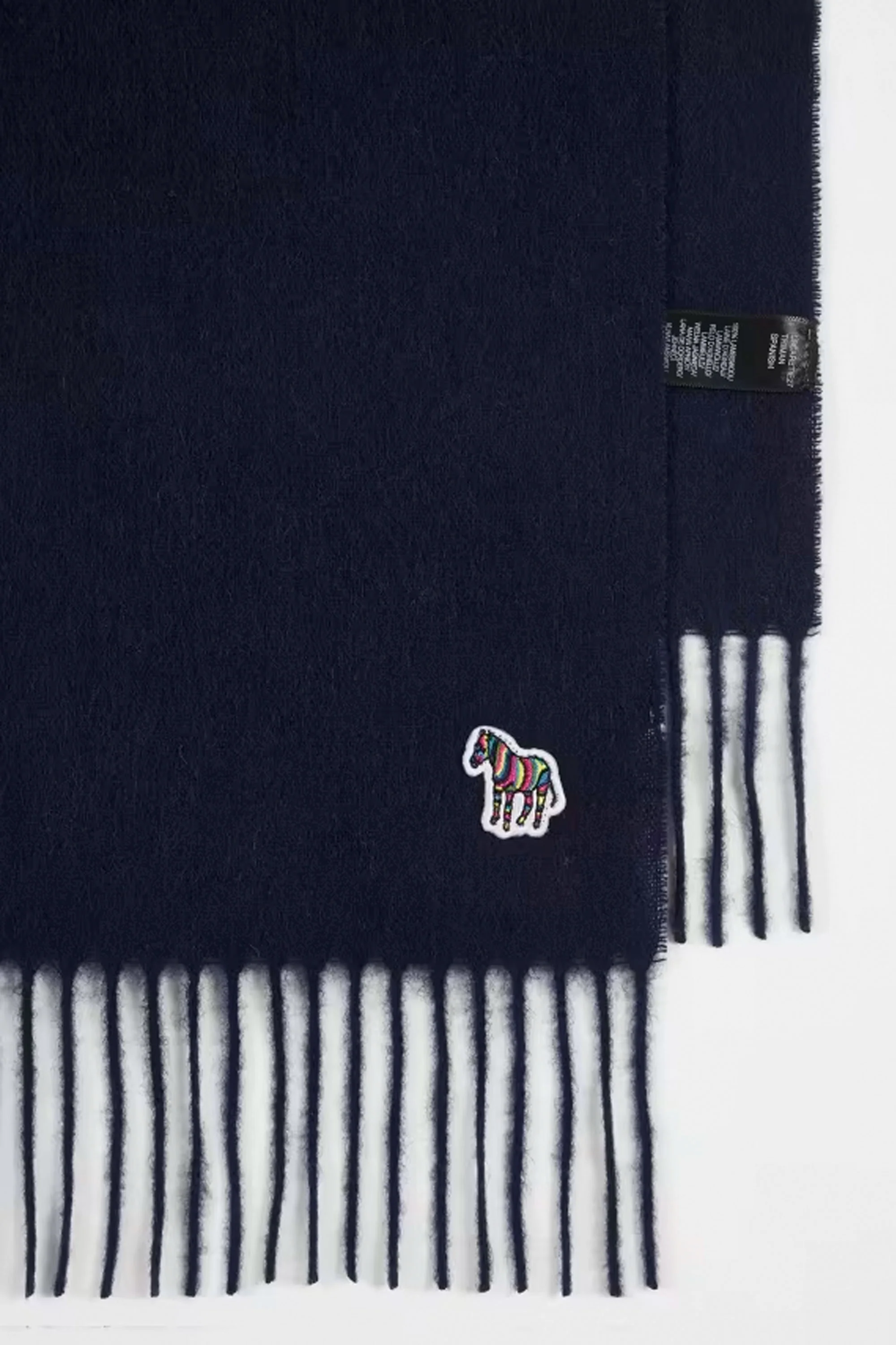 PAUL SMITH ZEBRA SCARF NAVY - Image 2