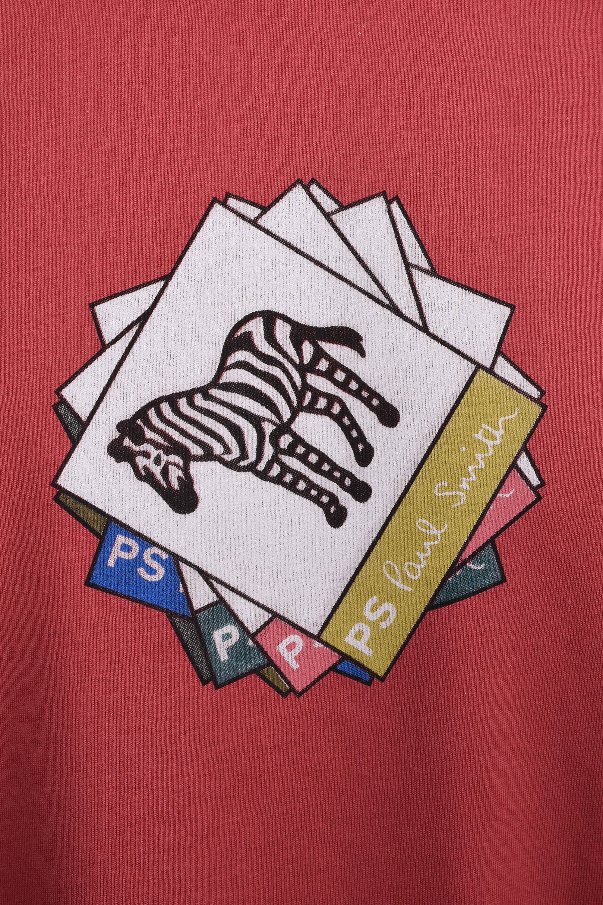 PAUL SMITH ZEBRA T SHIRT RASPBERRY - Image 3