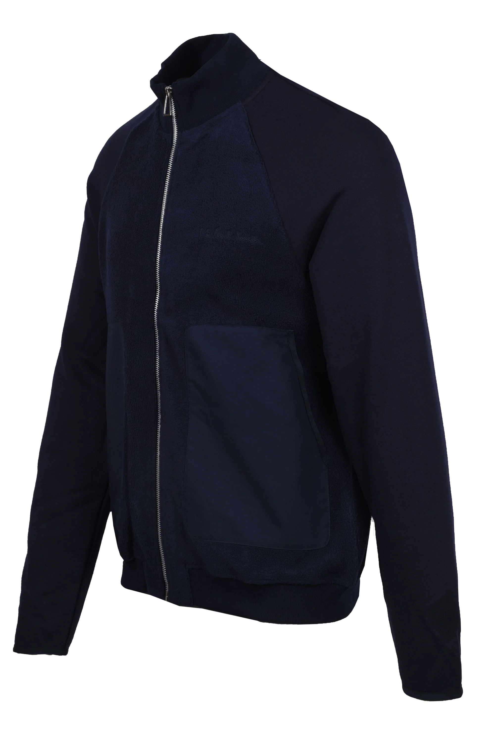 Paul Smith Zip Sweatshirt Dark Navy - Image 2