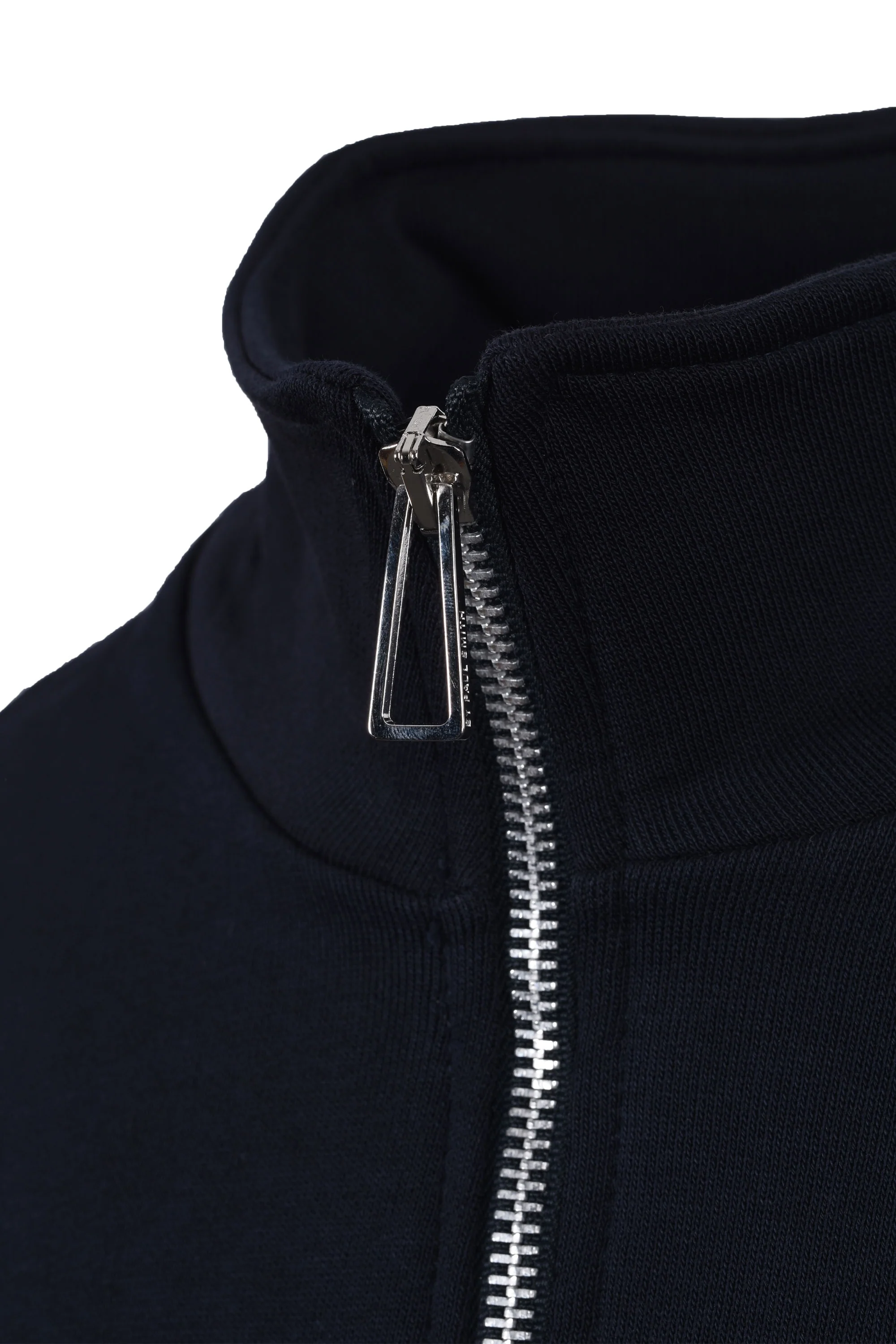 Paul Smith Reg Fit Half Zip Sweat Zebra Dark Navy - Image 4