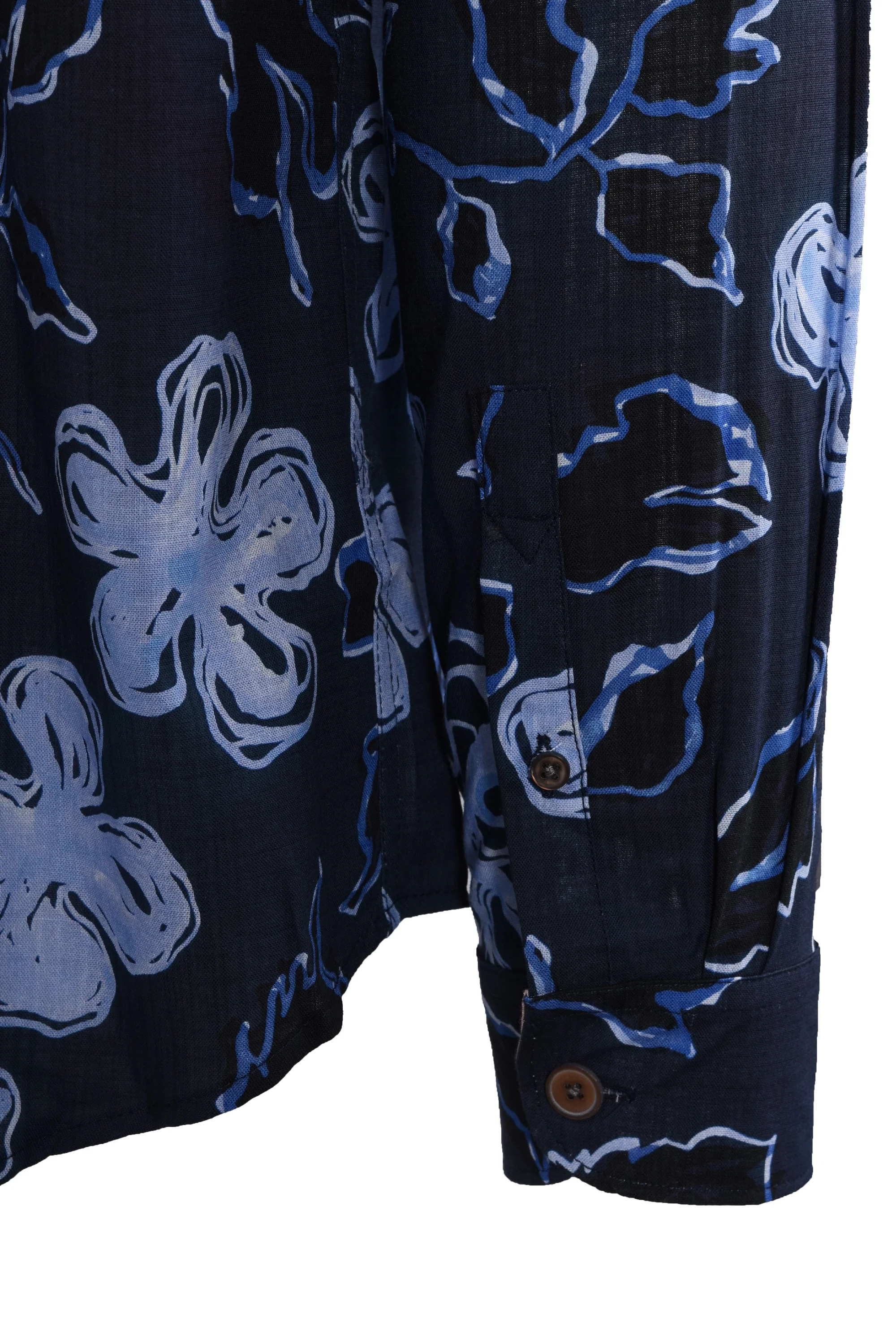 Paul Smith Reg Fit LS Shirt Dark Navy - Image 3