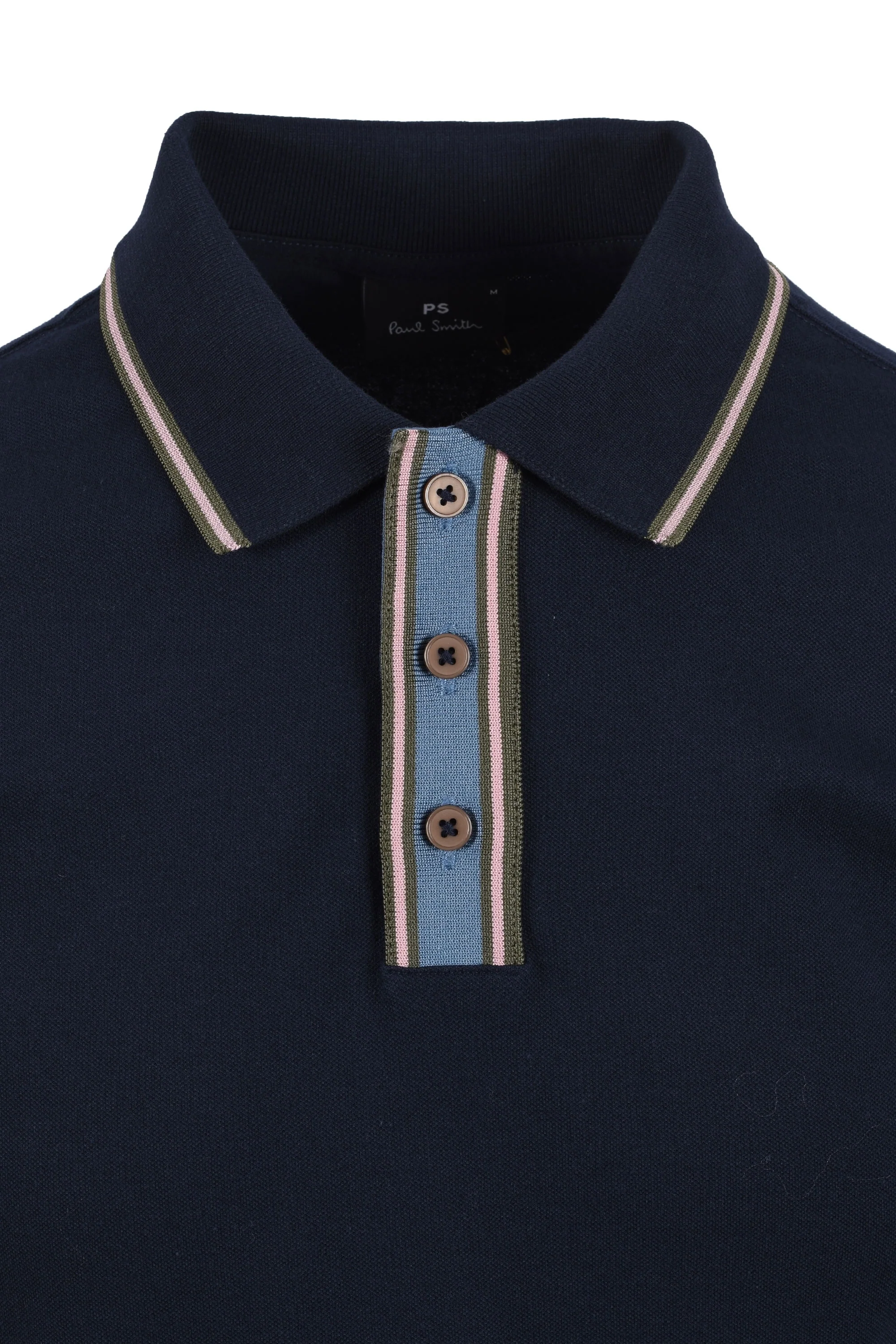 Paul Smith Reg Fit Tipped Polo Dark Navy - Image 2